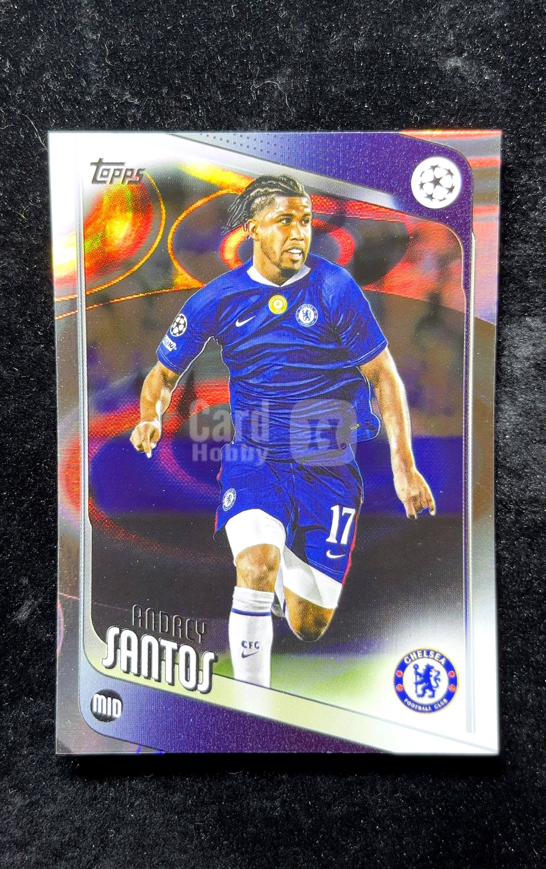 【小白1%代卖】2026 Topps Andrey Santos 安德烈·桑托斯 银圈圈折 折射 卡品如图 高价值 #107 Chelsea FC 切尔西足球俱乐部 0626