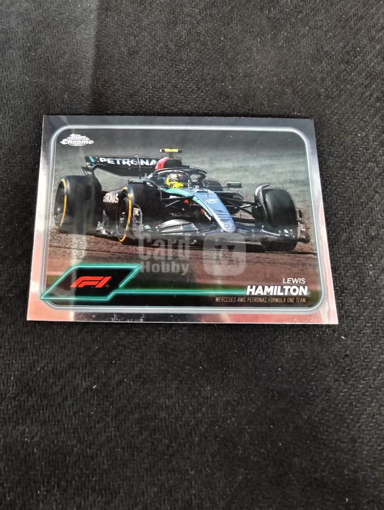 2024 Topps Chrome F1 Lewis Hamilton 刘易斯 汉密尔顿 奔驰AMG车队 老汉 划痕 边角瑕疵 #78