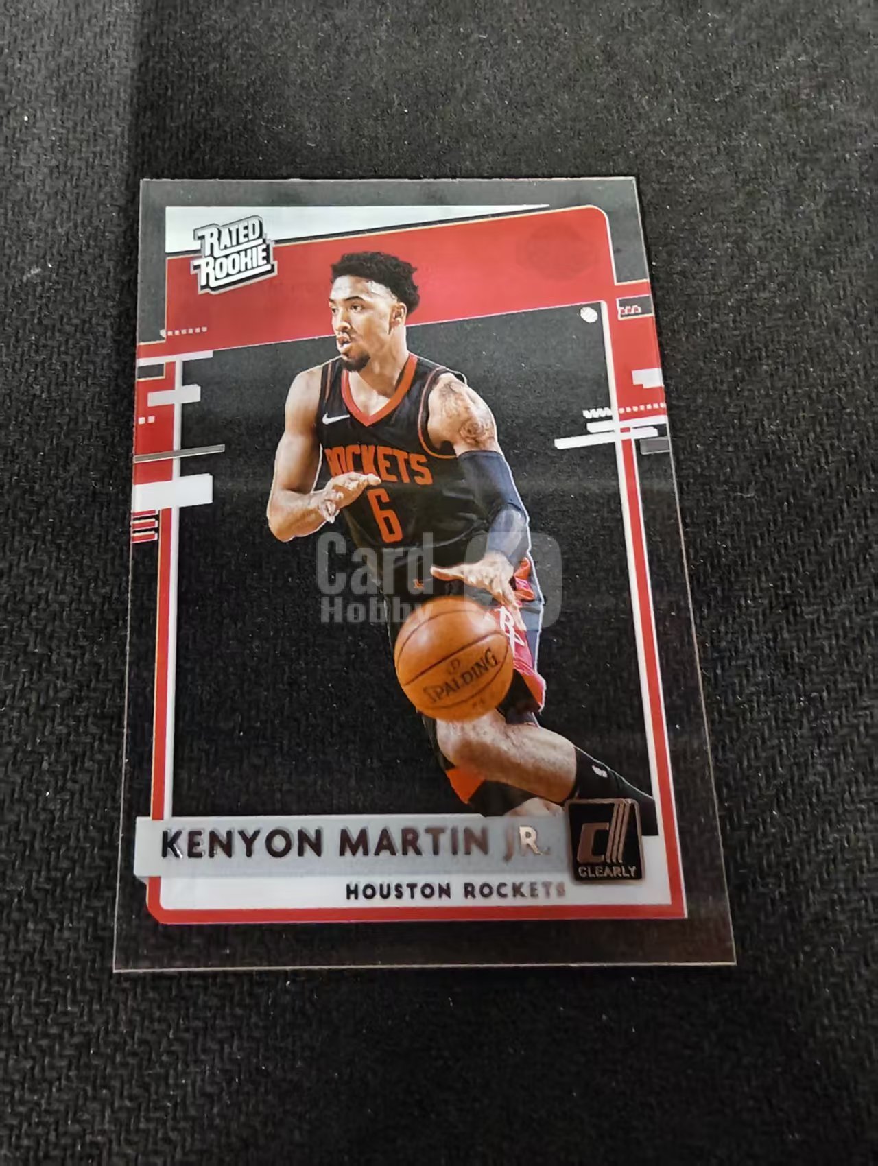 2020-21 Panini Donruss 杜蕾斯 Kenyon Martin Jr. RC 肯扬 小马丁 火箭 新秀 透明 胶片 划痕 边角瑕疵 #56