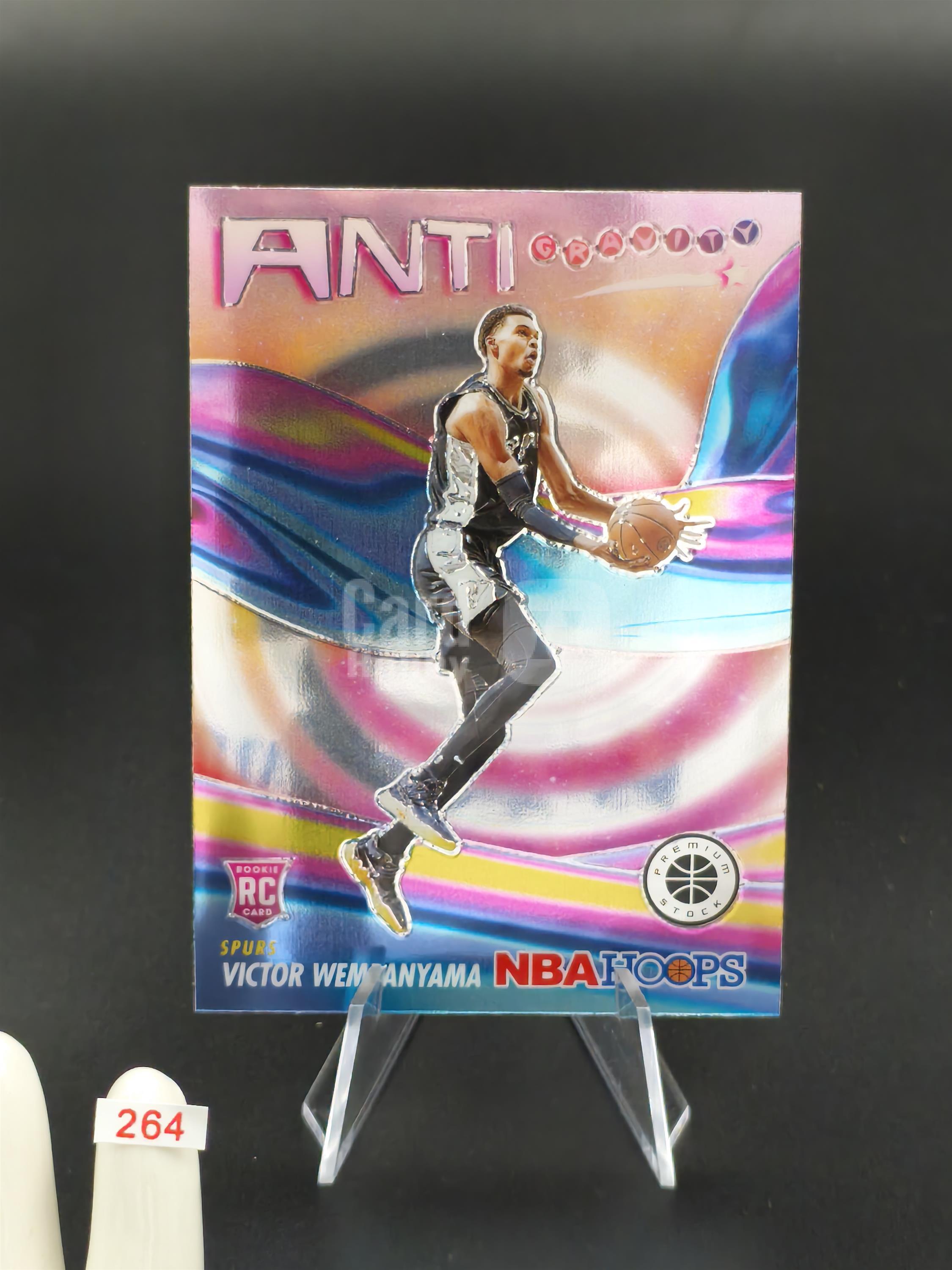 【鹰歌拍卖】维克托·文班亚马 Wembanyama 反重力特卡 RC新秀|2023-24 Panini Hoops Premium Stock 斑马 马刺 状元秀 凑套必备 不保卡品 #keep