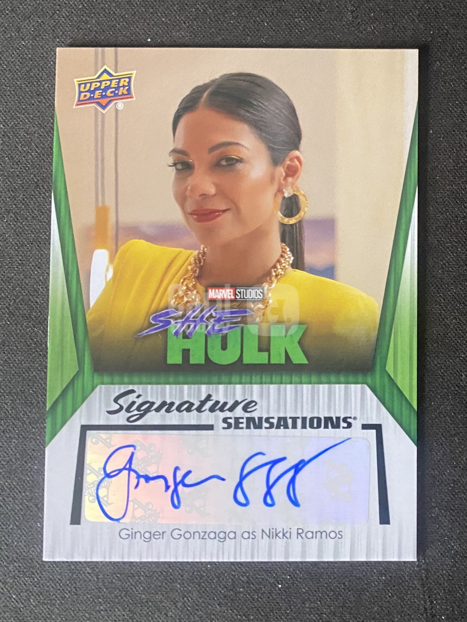 【来拆波卡】2024 Upper Deck Marvel 漫威 影视 Ginger Gonzaga as Nikki Ramos 签字 Lee