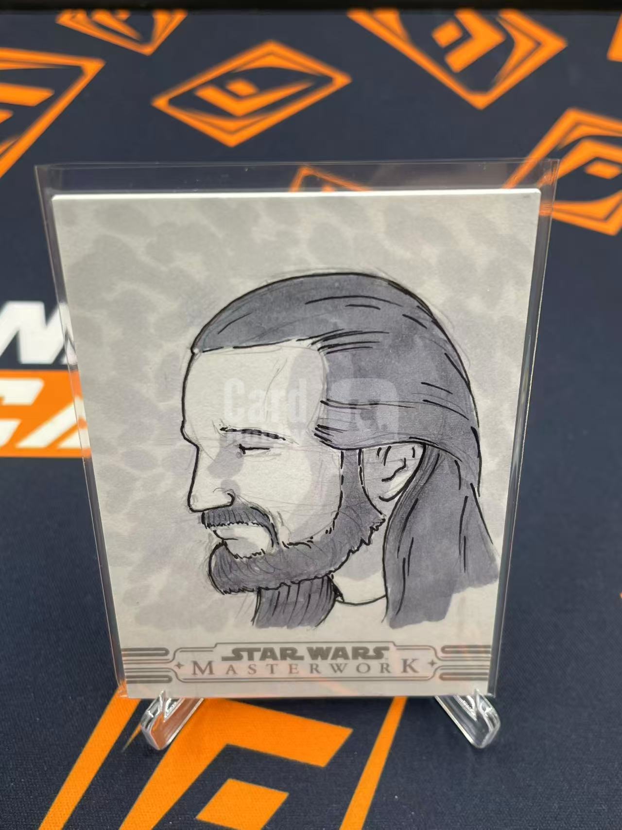 2026 Star Wars Topps 星球大战 Masterwork 大师杰作 手绘卡 Sketch 【缇缇代拍】 1/1编 奎刚·金 Qui-Gon Jinn 画师 Colyer 天空城