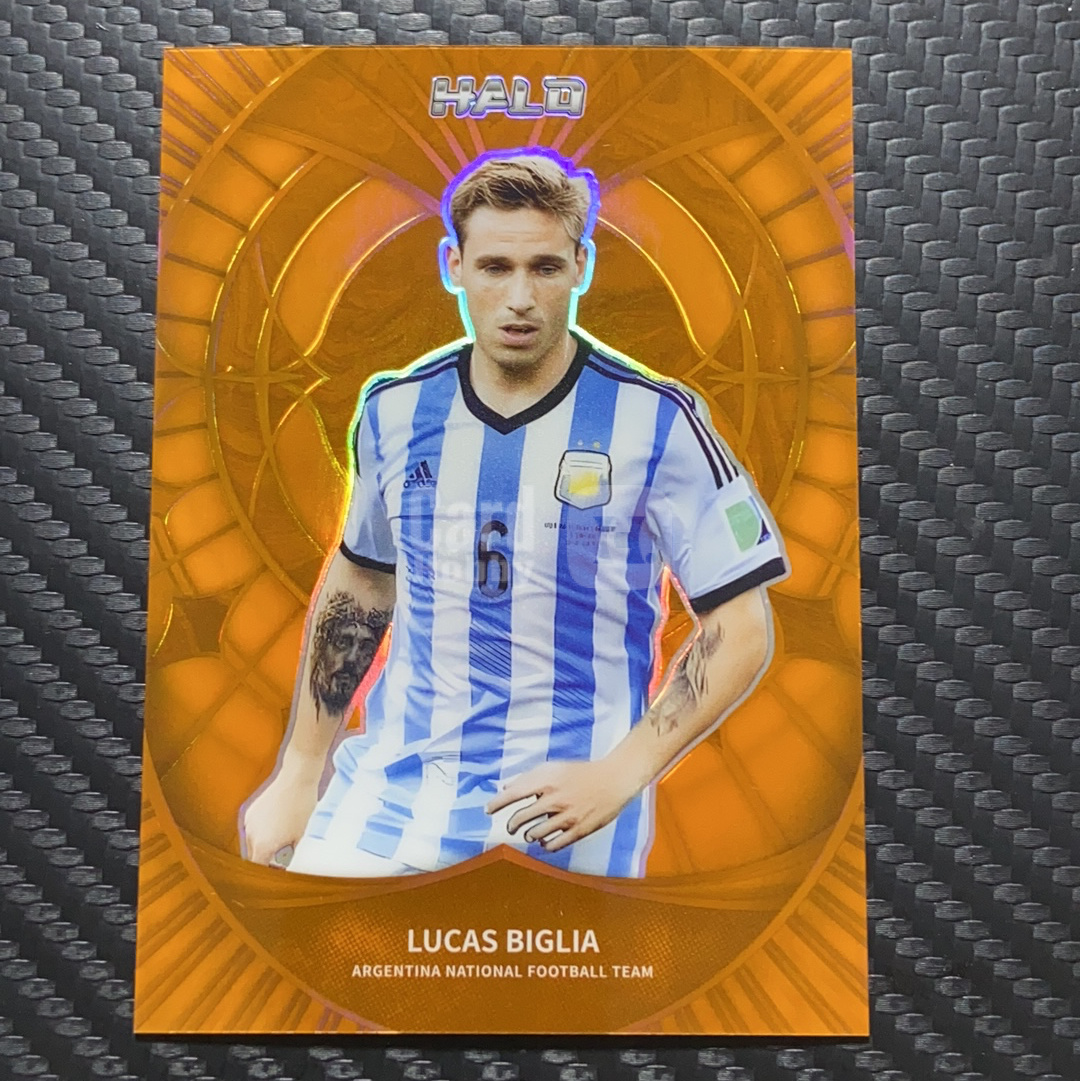 【小牛代拍】2025-26 HEROCK HALO Lucas Biglia HALO 阿根廷队 卢卡斯 比利亚 1/49编 橙折 首编 卡品如图(男)