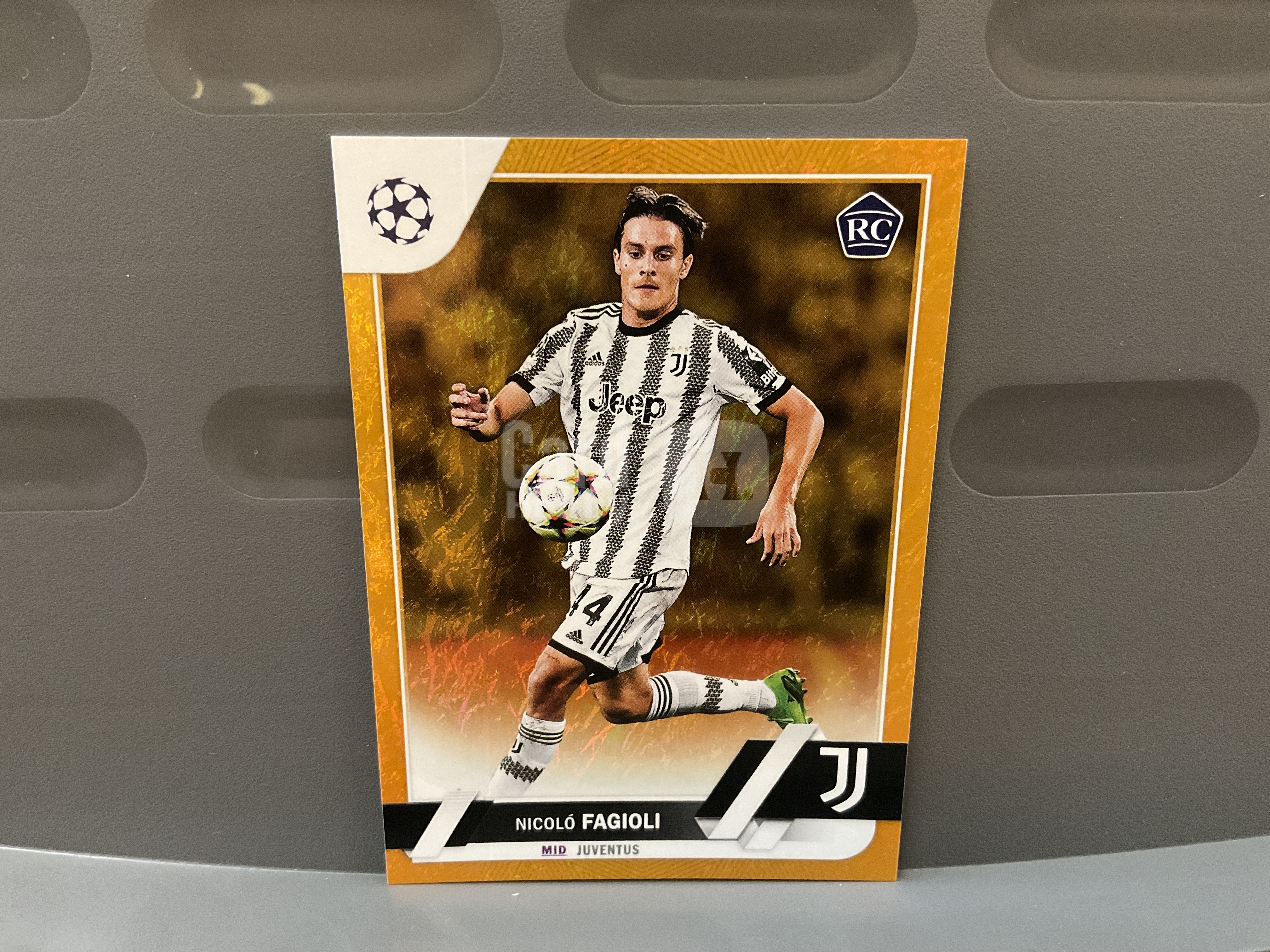 2023 Topps Chrome Nicolo Fagioli RC # 低编 法吉奥利 ucc RC 意大利 法乔利 橙折 欧冠 中场新指挥官 尤文