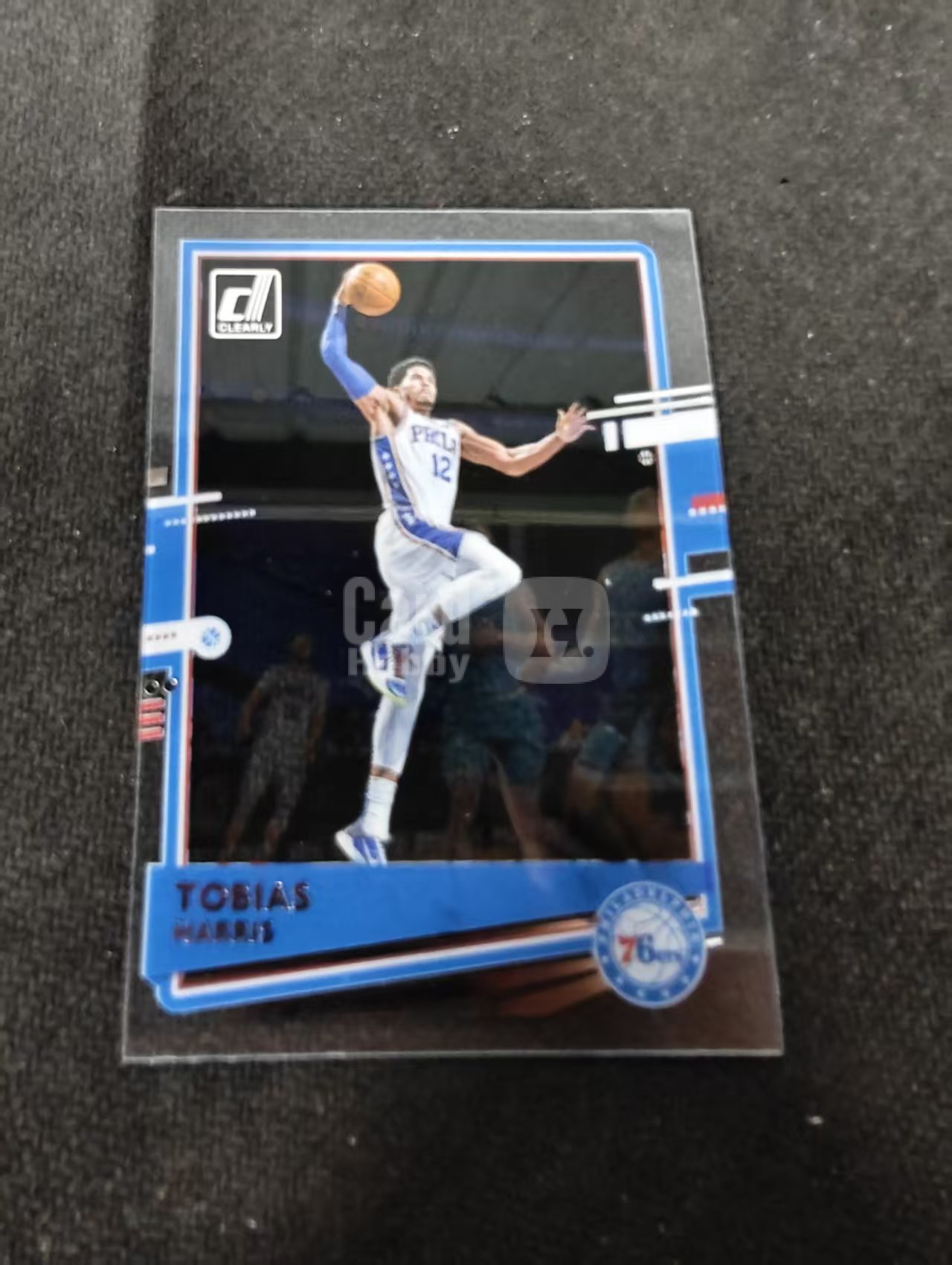 2020-21 Panini Clearly Donruss tobias harris 76人 托比亚斯 哈里斯 杜蕾斯 胶片 划痕 边角瑕疵 #1