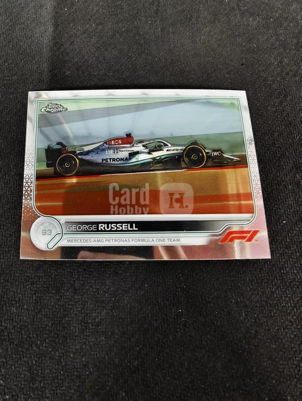 2022 Topps Chrome F1 George Russell 乔治 拉塞尔 梅奔 划痕 边角瑕疵#112