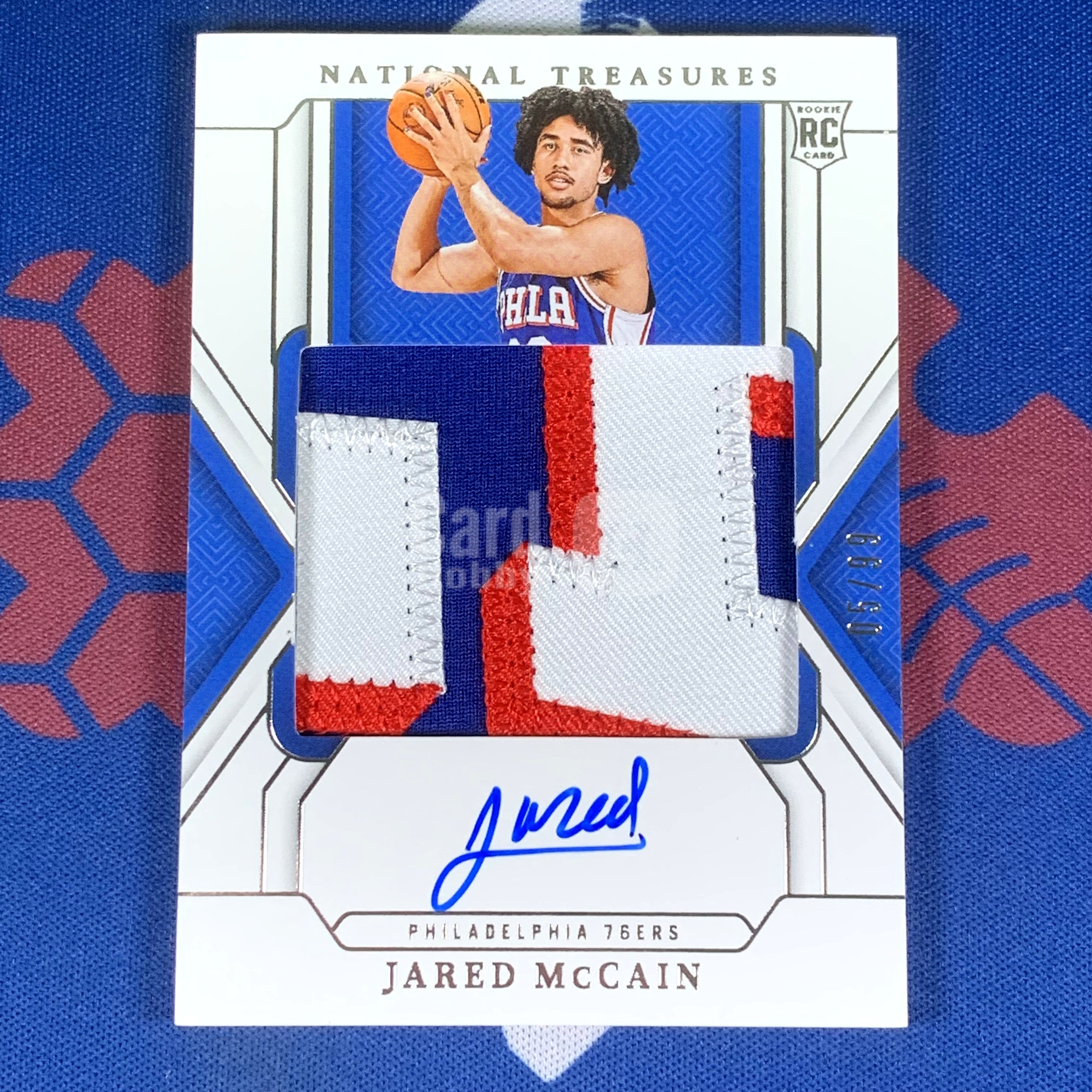 2024-25 Panini National Treasures Jared McCain 【海宝】国宝76人 