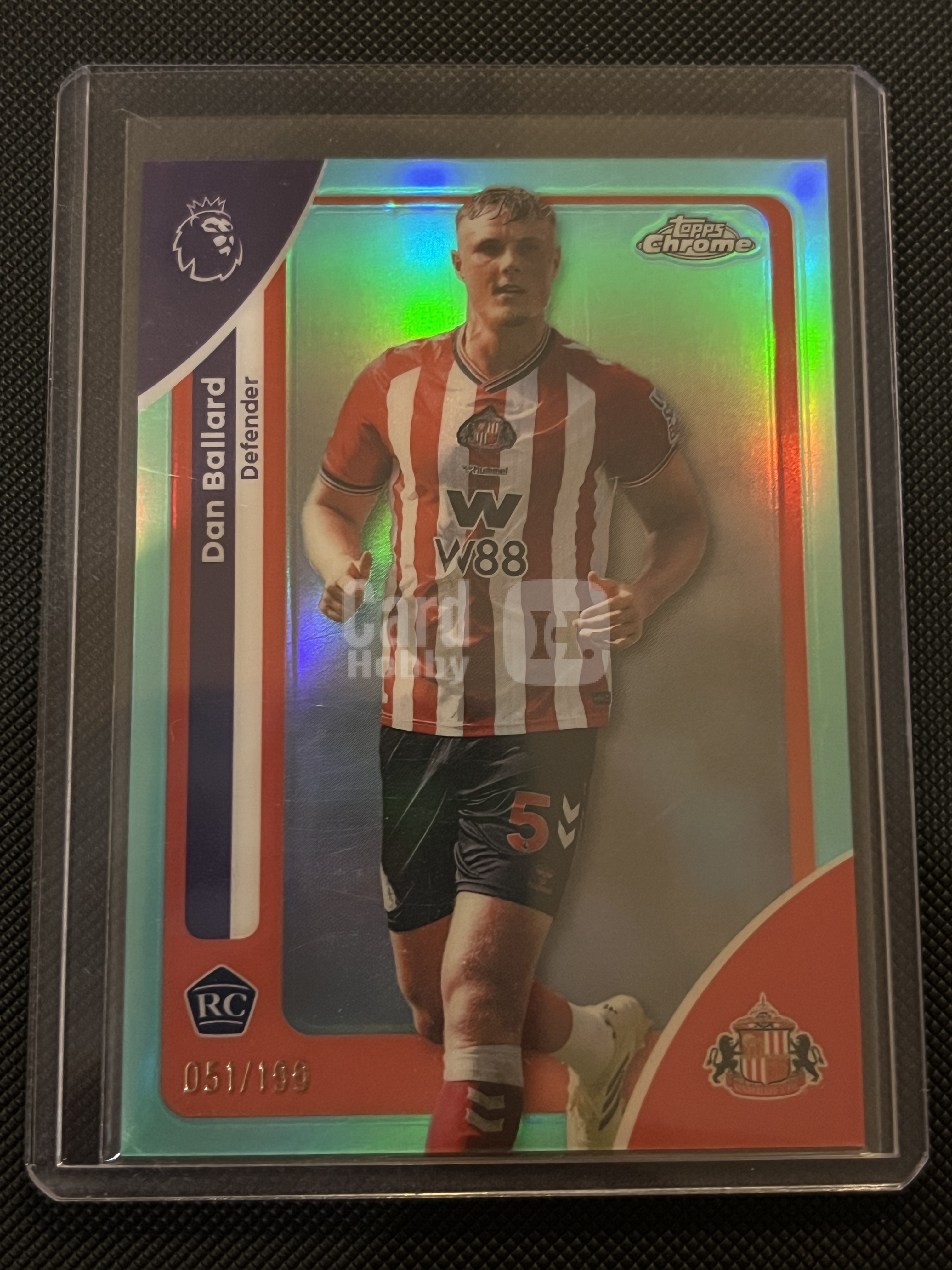 2026 Topps Chrome Dan Ballard #165 北爱尔兰 丹尼尔·巴拉德 新秀RC 199编 青折 正base 折射卡!!凑套必备!!
