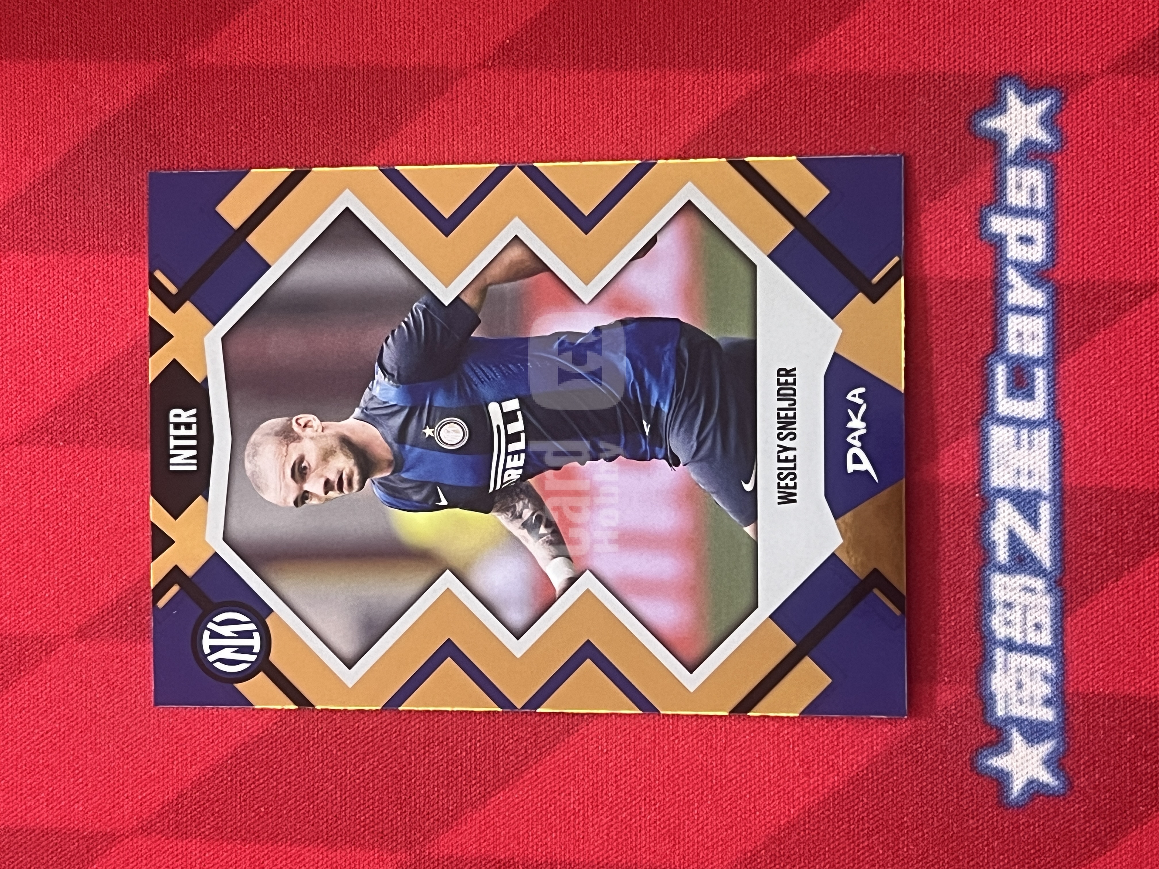 2026 DAKA 杭Card Wesley Sneijder 韦斯利 斯内德 荷兰 国米 国际米兰 传奇名宿 金折 27/50编 达咖 国米队盒 展会包【南部之星】PR