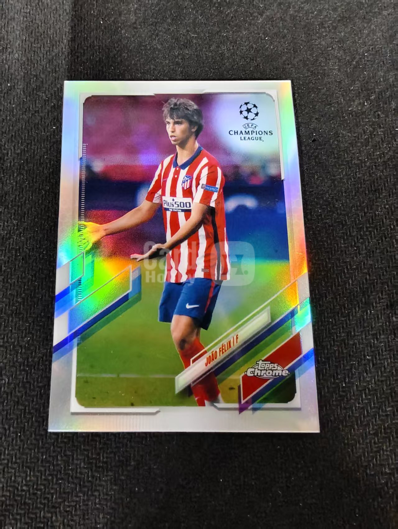 【可合并,不累计】2021 Topps Chrome Joao Felix 欧冠 马竞 菲利克斯 银折 划痕 边角瑕疵 #19