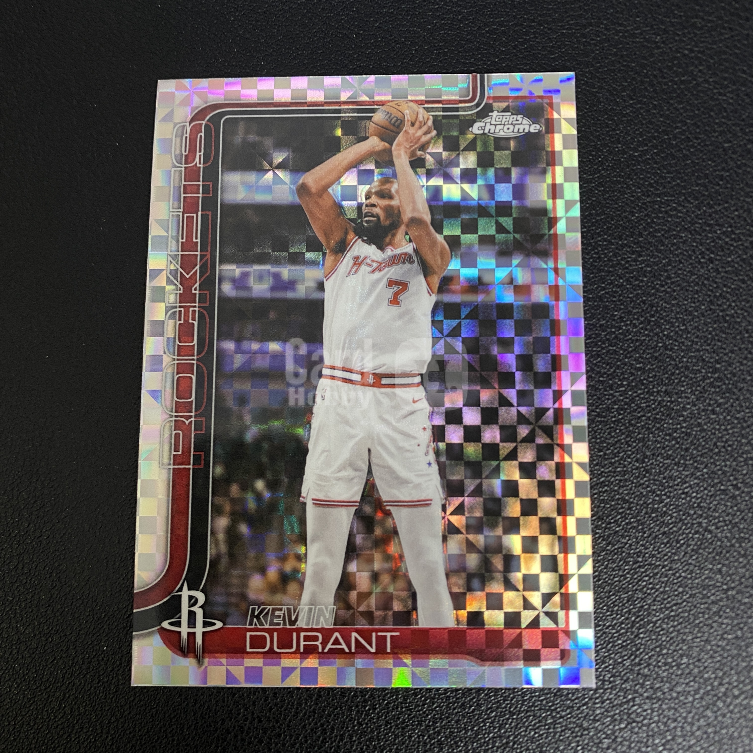 【伦子】2026 Topps Chrome Update TCU 火箭 Kevin Durant 杜兰特 KD 银格子 棋盘折 TCU 大飞820