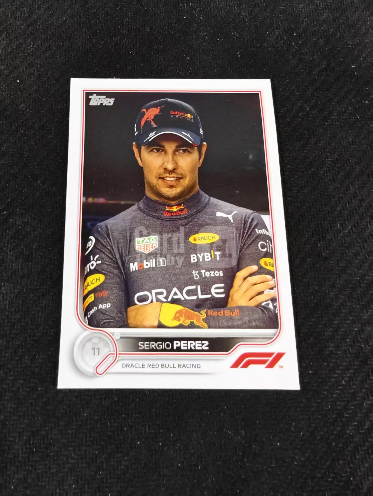 2022 Topps Chrome F1 Sergio Perez 塞尔吉奥 佩雷兹 红牛车队 划痕 边角瑕疵 @24