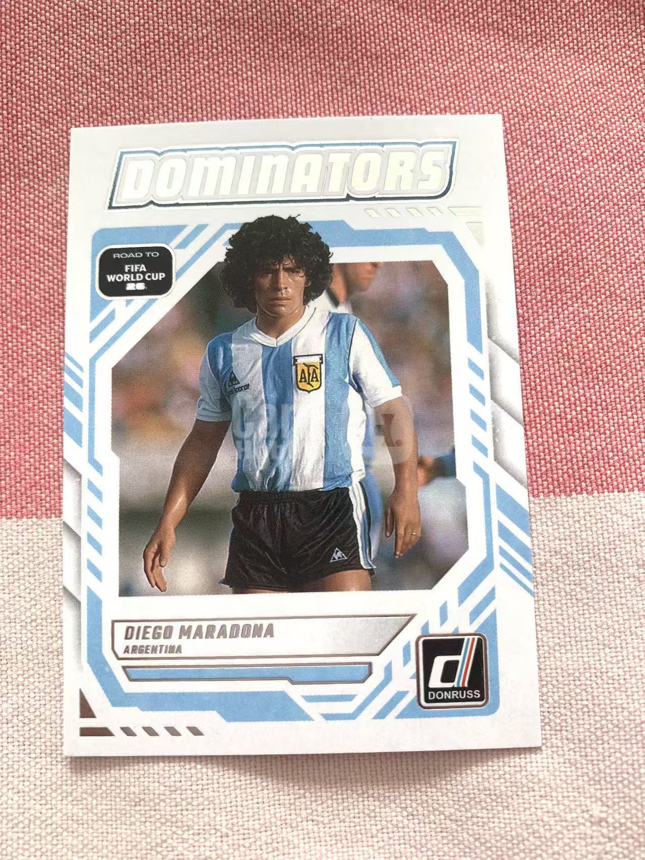 2025-26 Panini Donruss Diego Maradona 杜蕾斯 美加墨世界杯 卡品如图 阿根廷 马拉多纳 上帝之手 base 万物