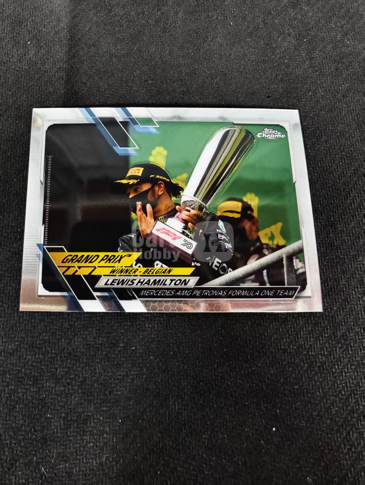 2021 Topps Chrome Lewis Hamilton F1 梅赛德斯奔驰车队 刘易斯 汉密尔顿 划痕 边角瑕疵 #144