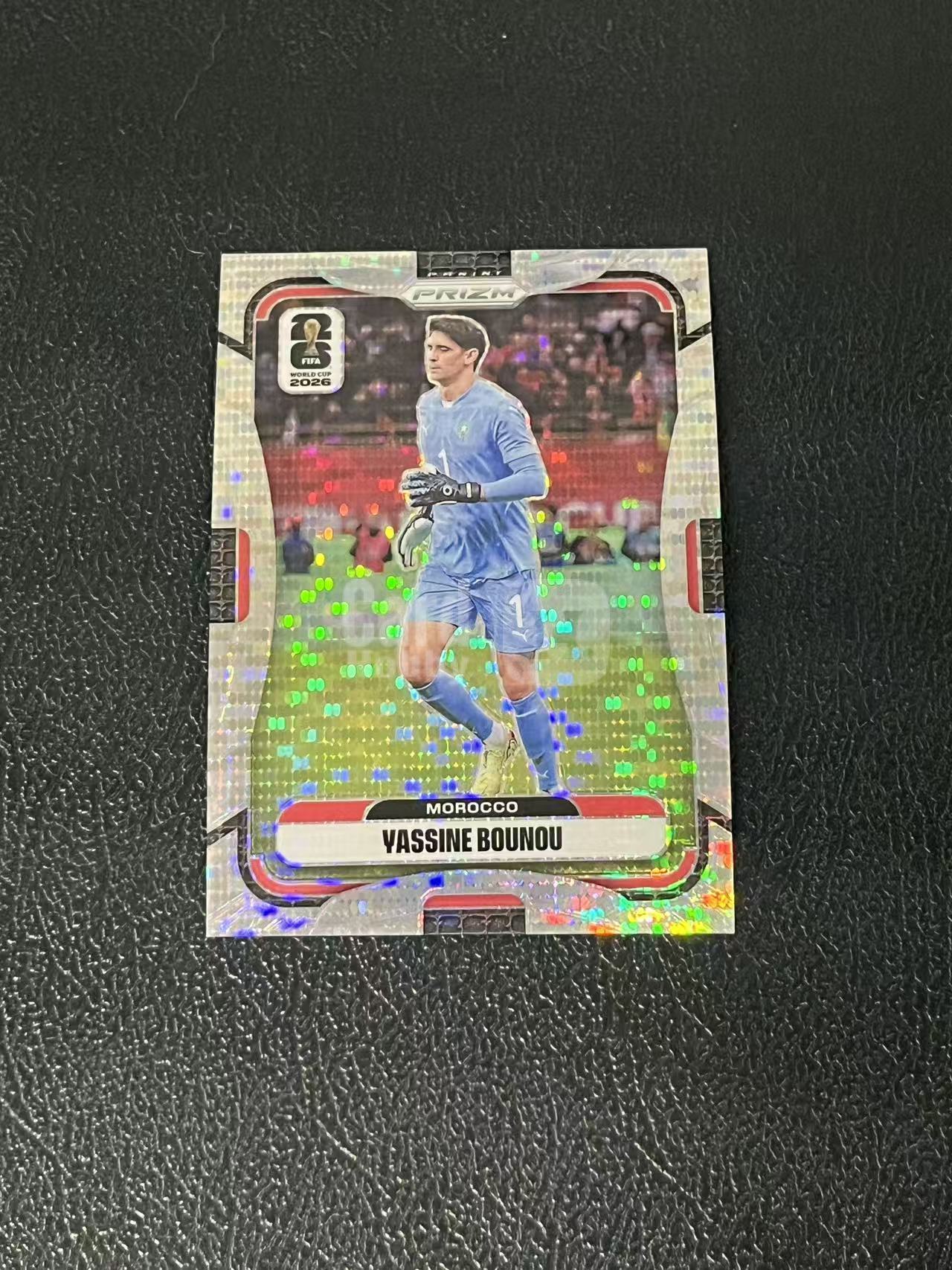 2026 Panini World Cup Prizm Yassine Bounou 亚辛 布努 脉冲折 摩洛哥 世界杯 银折 实卡精美 卡品如图 LA-5