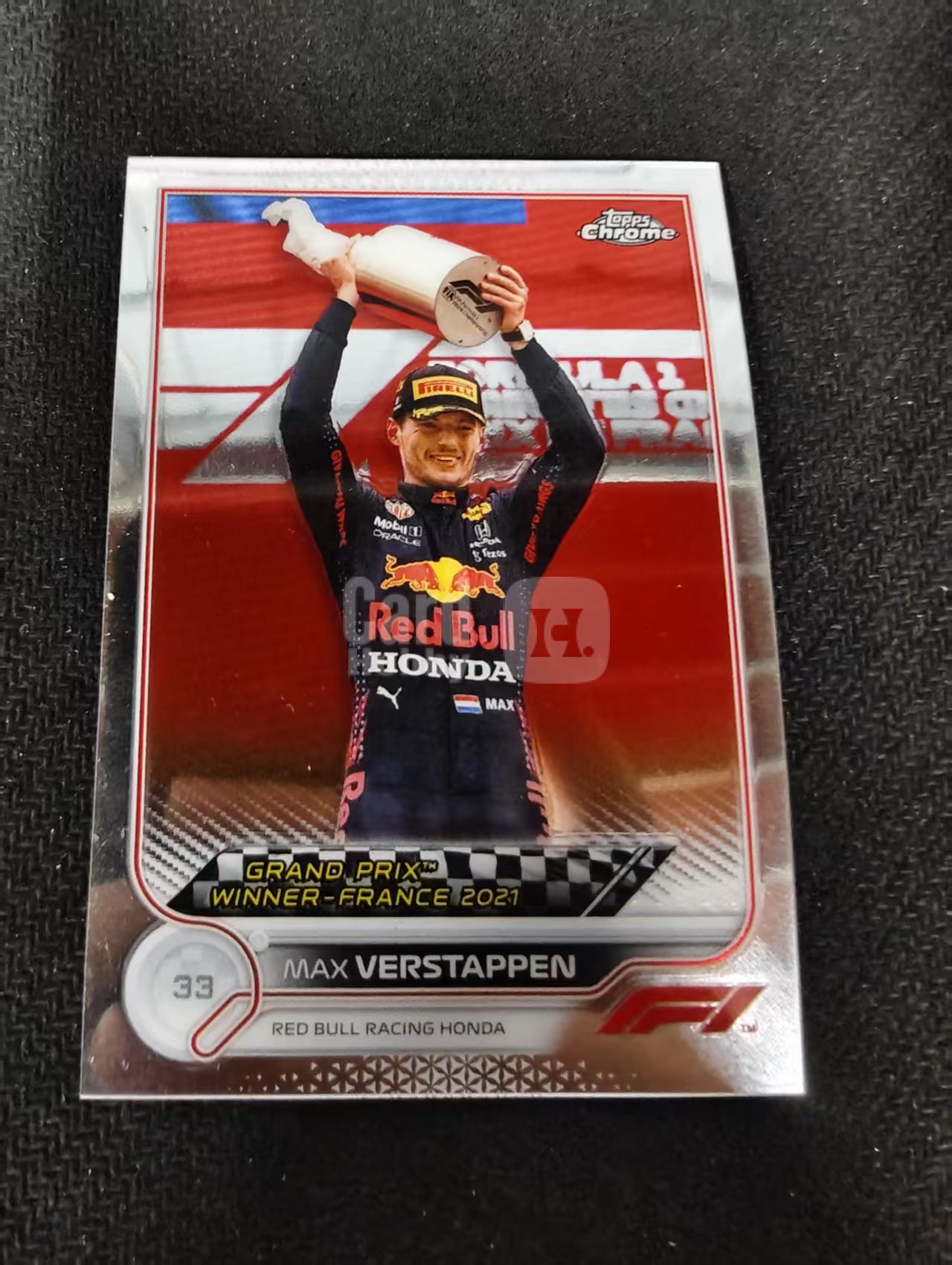 2022 Topps Chrome F1 Max Verstappen 维斯塔潘 红牛 划痕 边角瑕疵 #157