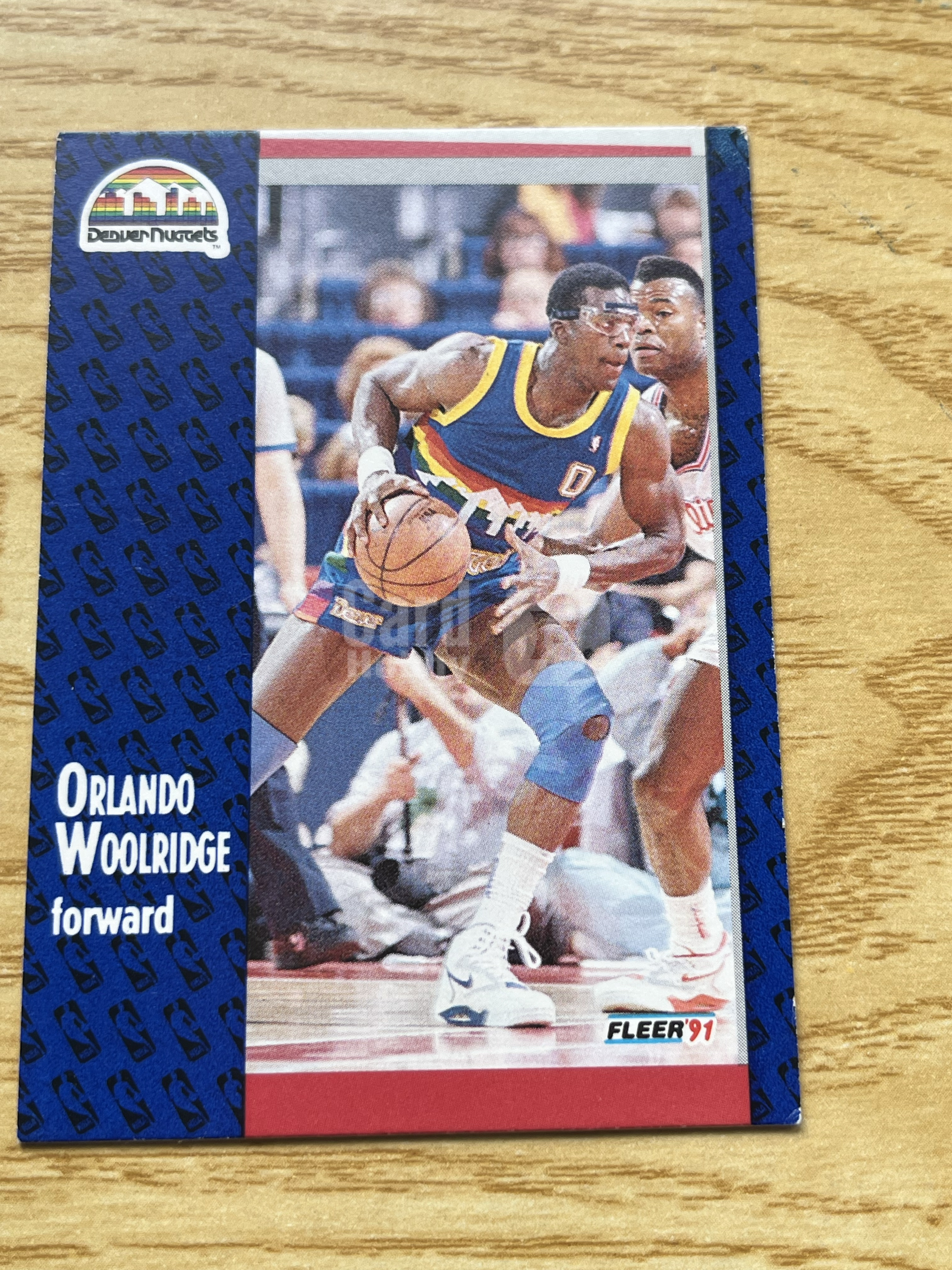C2 1991  Fleer  Orlando Woolridge 奥兰多 乌尔里奇 掘金 经典老特 不保卡品 收藏凑套 可以合并三天