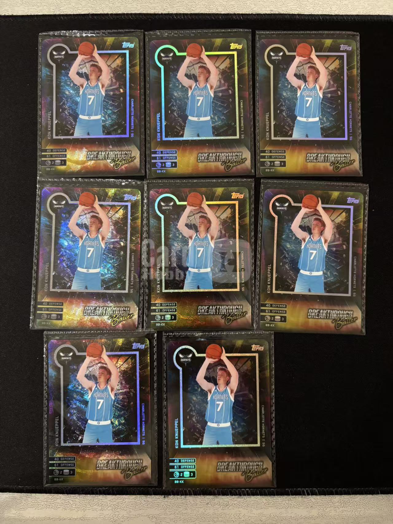【星辰】TOPPS 2025 match attax 游戏版 特卡 克努佩尔 K神 KK 黄蜂队 RC 新秀 KNUEPPEL 8张打包 原封膜