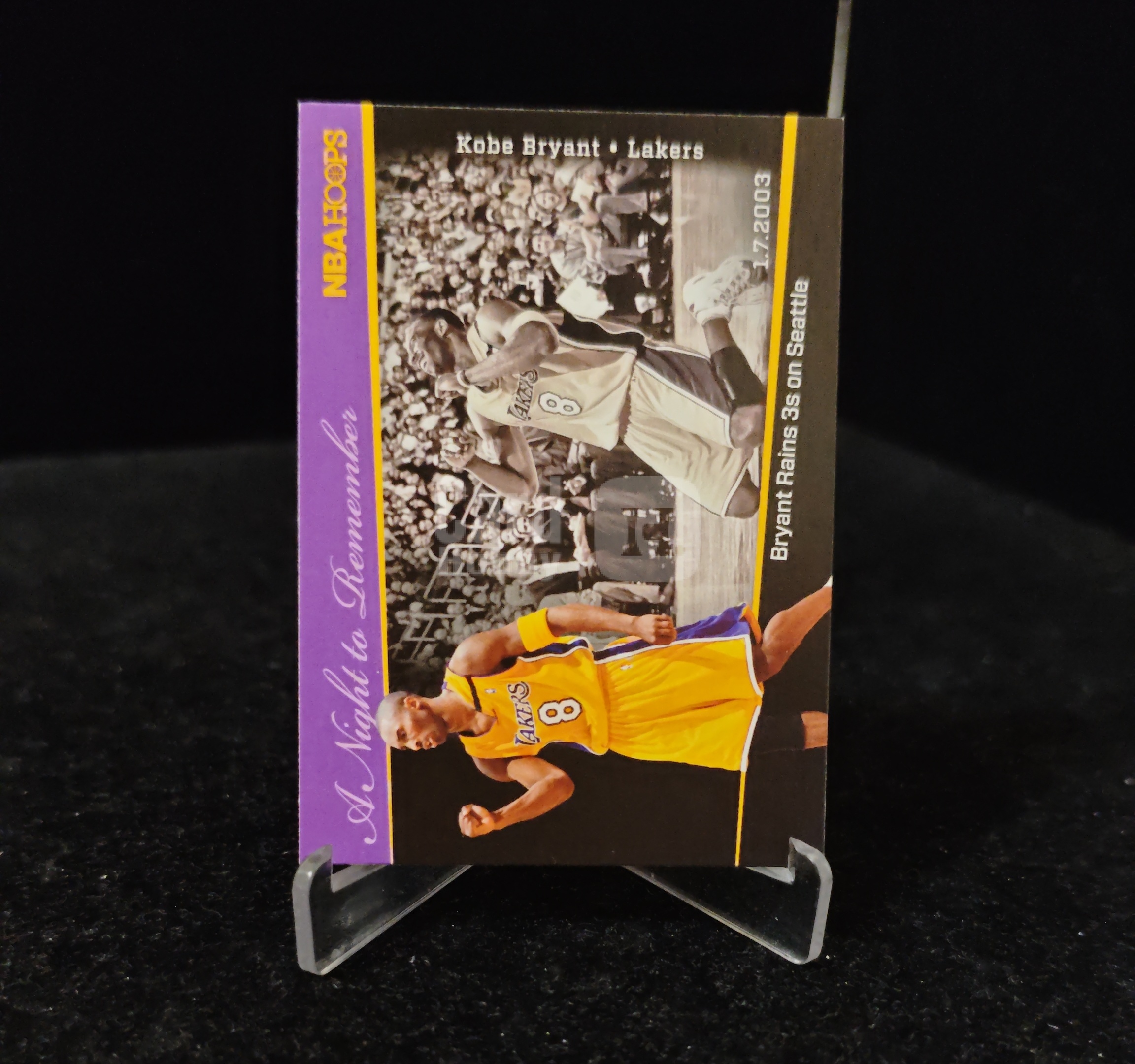 2012 Panini Hoops Kobe Bryant #4 科比 布莱恩特 小飞侠 曼巴 黑曼巴 mamba 洛杉矶湖人 横版 卡品如图