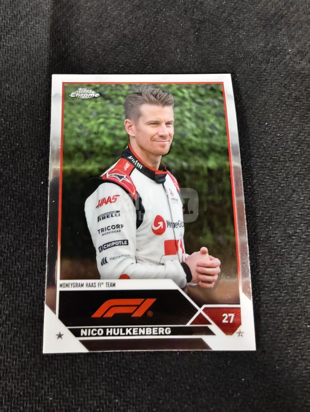 2023 Topps Chrome NICO HULKENBERG 霍肯博格 哈斯 F1 划痕 边角瑕疵 #47