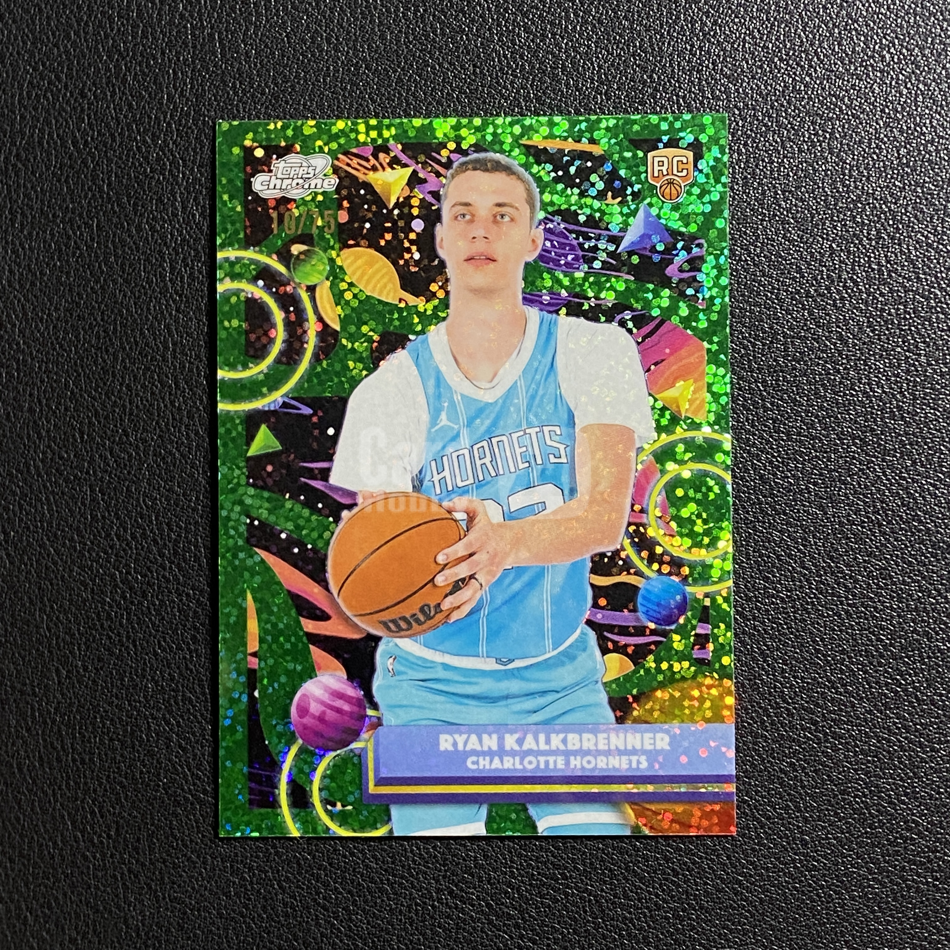 【伦子】2026 TOPPS CHROME COSMIC 宇宙 RC 新秀 黄蜂 RYAN KALKBRENNER 卡尔克布伦纳 75编 绿闪折射 瑕疵见图 SAMM-18