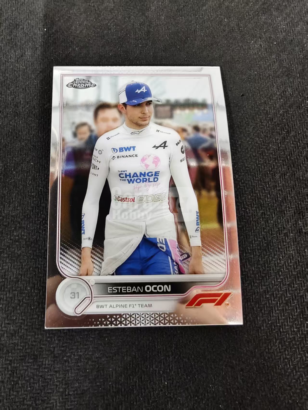 2022 Topps Chrome Esteban Ocon F1 阿尔滨车队 埃斯特班 奥康 划痕 边角瑕疵 #43