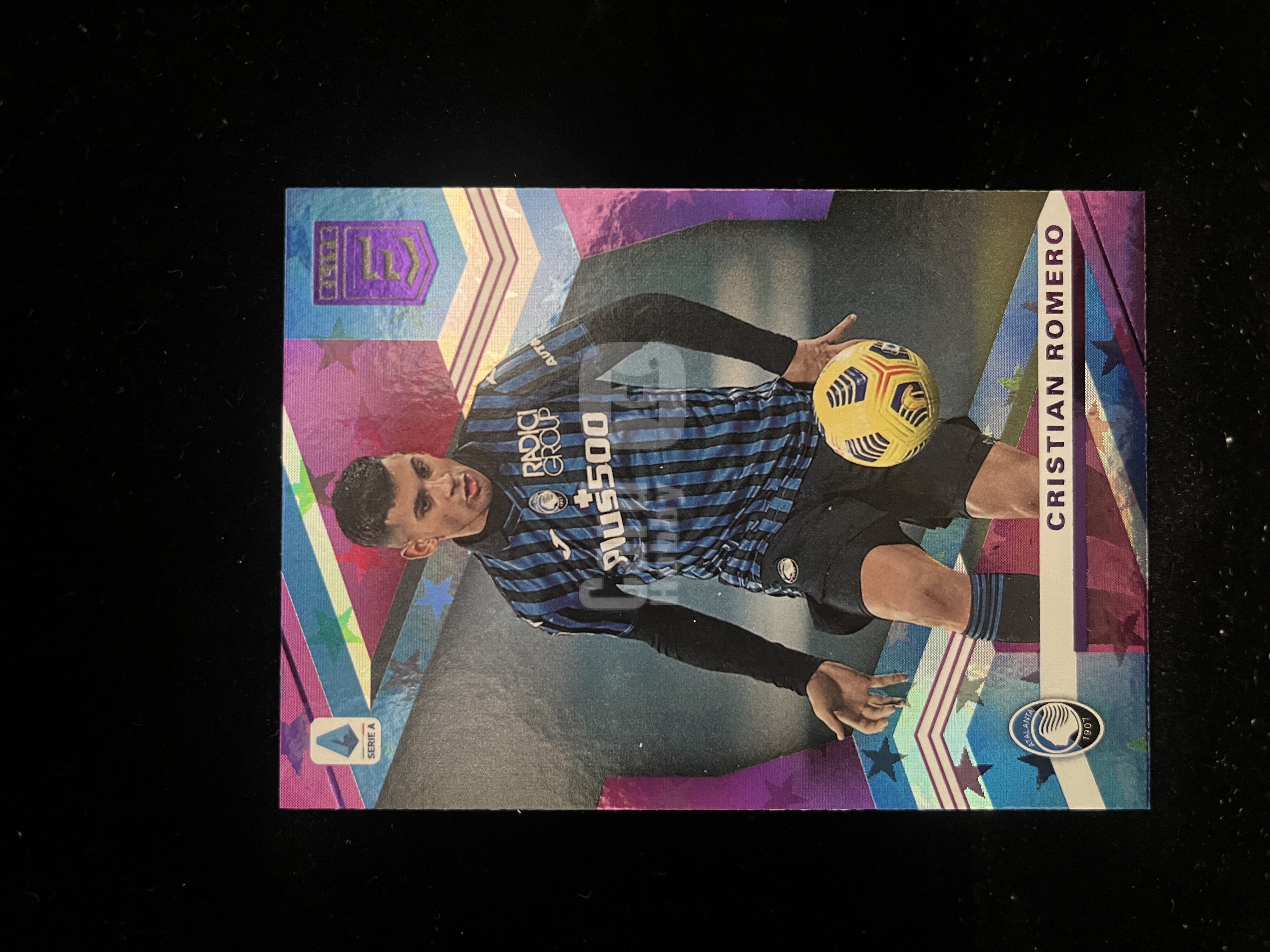 免费代拍 2020 Panini Chronicles Elite 意甲 克里斯蒂安·罗梅罗 Cristian Romero 紫折 卡品如图#A504