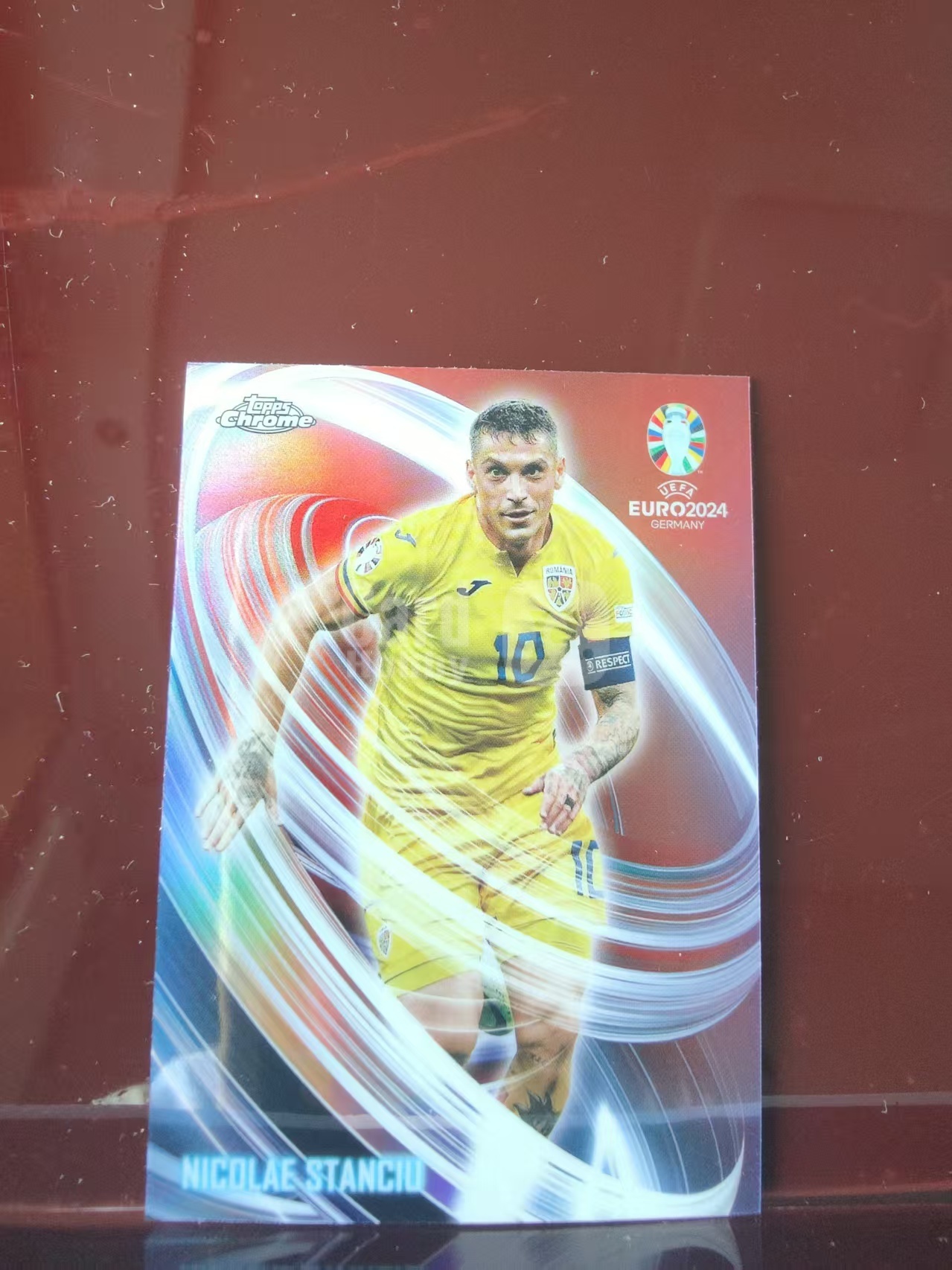2024 Topps Chrome nicolae stanciu 尼古拉 斯坦丘 罗马尼亚  银折 霓虹特卡 欧洲杯TC元年 卡品如图 Q009E