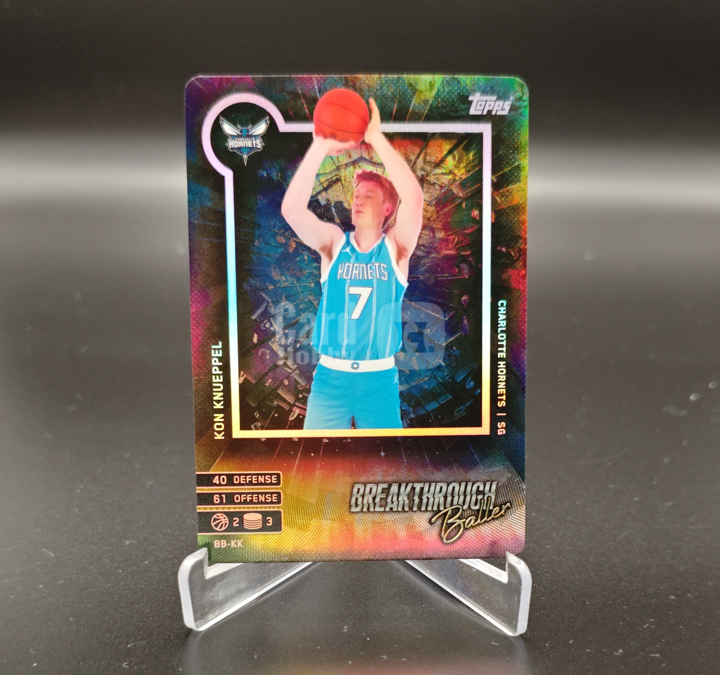 2025 Topps Match Attax Kon Knueppel RC #BB-KK 康神 康尼佩尔 克尼普尔 夏洛特黄蜂 游戏卡 卡品如图