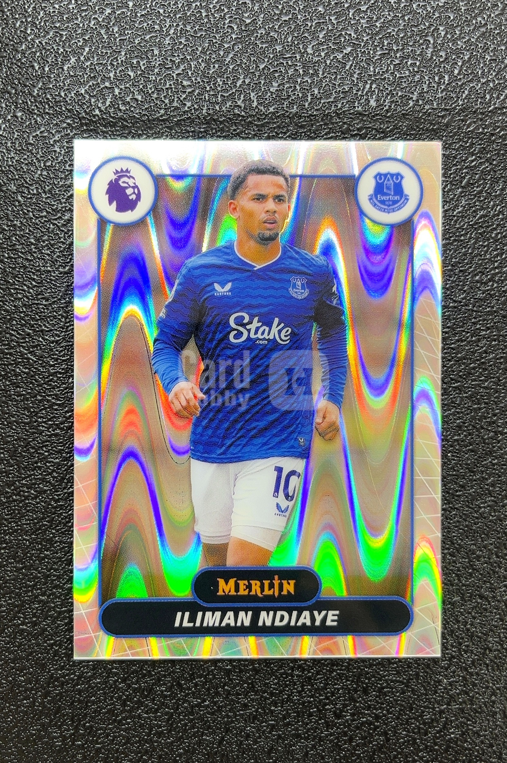 【岛屿拍卖】2026 Topps Merlin Ilman Ndiaye 伊利曼·恩迪亚耶 变形虫折 折射 卡品如图 高价值 #82 Everton 埃弗顿 0001#175