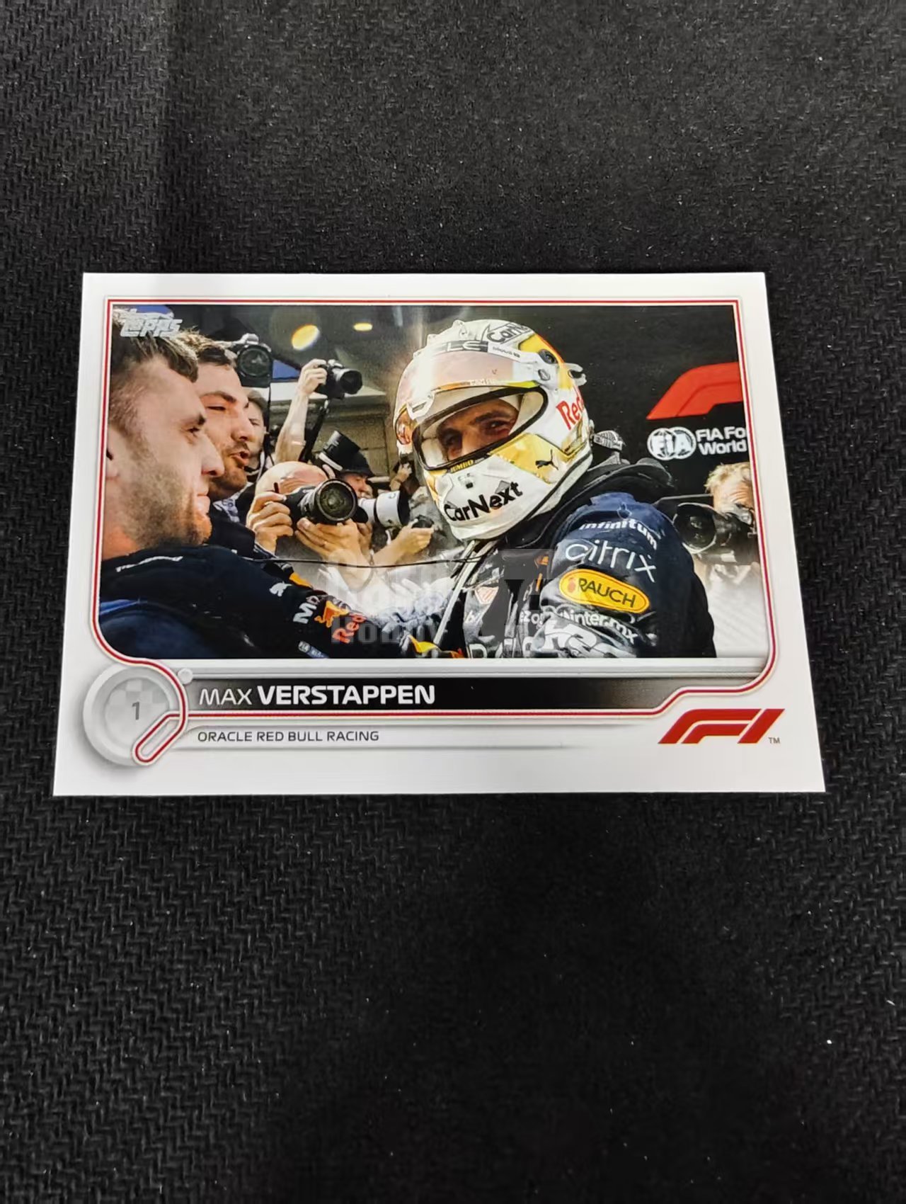 2022 Topps Chrome F1 Max Verstappen 维斯塔潘 红牛 划痕 边角瑕疵 @4
