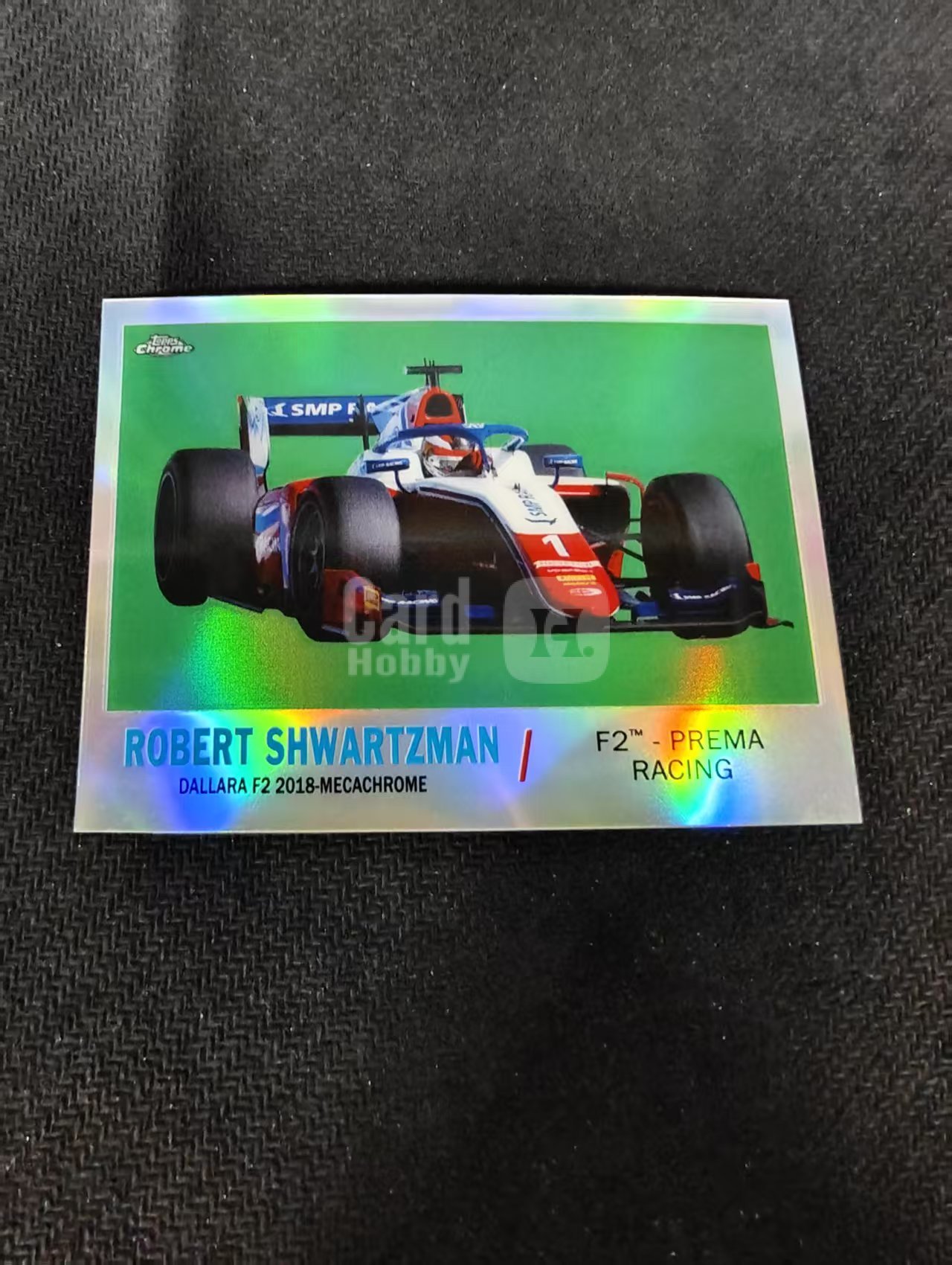 2021 Topps Chrome F1 Robert Shwartzman 罗伯特 施瓦茨曼 银折 划痕 边角瑕疵 #RS