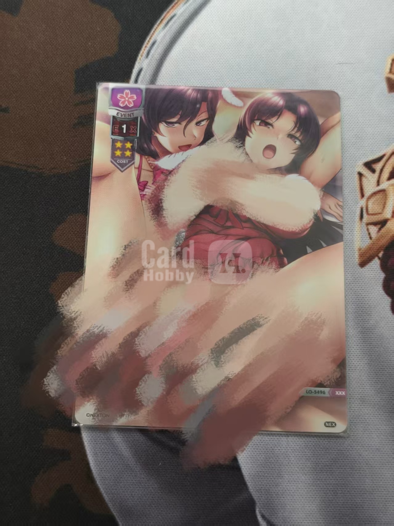 LYCEE OVERTURE 夏日口袋限定 催眠学习 编号为“LO-5496” 稀有XXX高罕闪卡 超劲爆 超完美品相 妹卡 收藏佳品 实卡好看哦