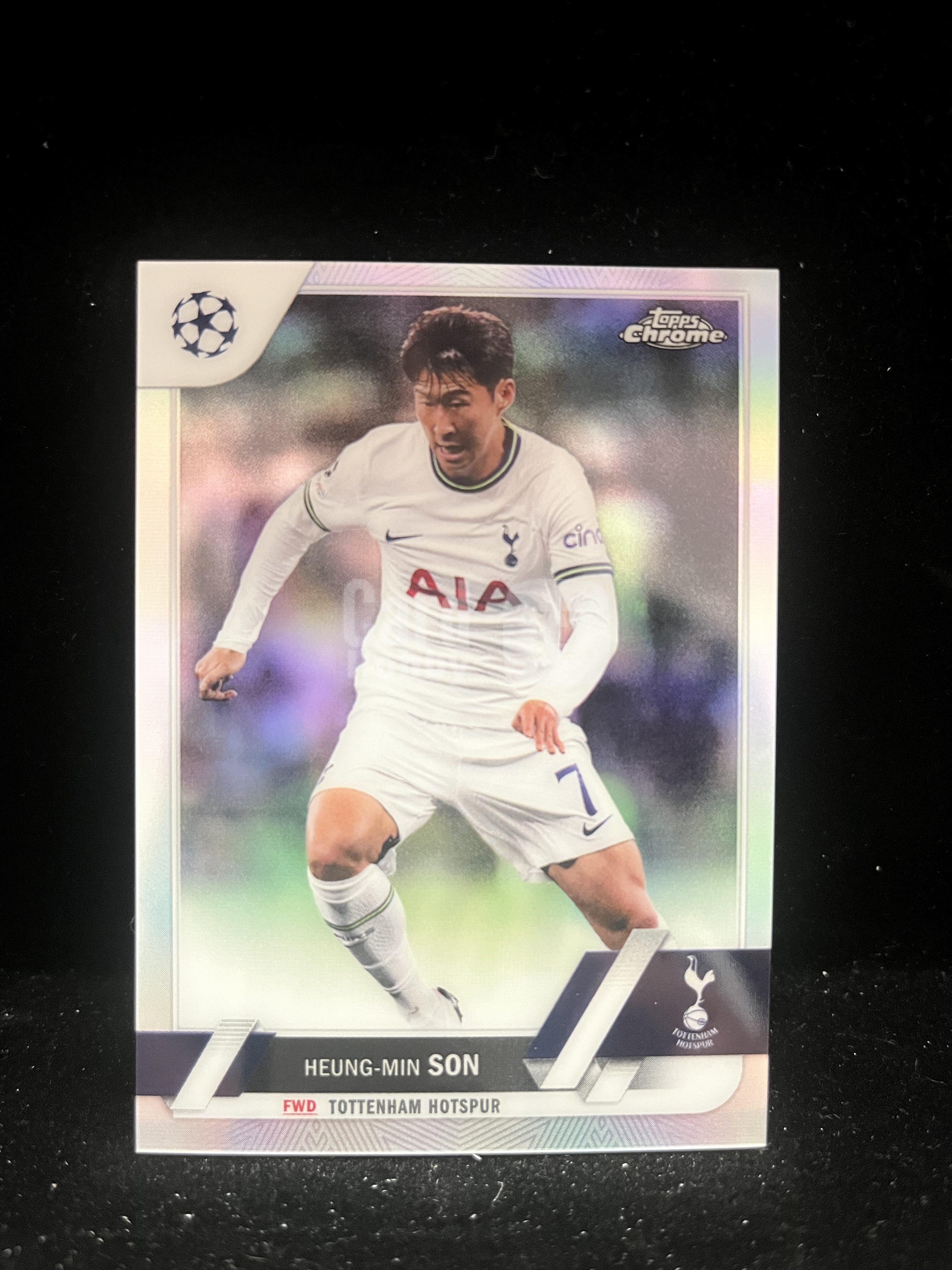免费代拍 2023 Topps Chrome 欧冠 孙兴慜 Heung-min Son 折射 卡品如图#G712