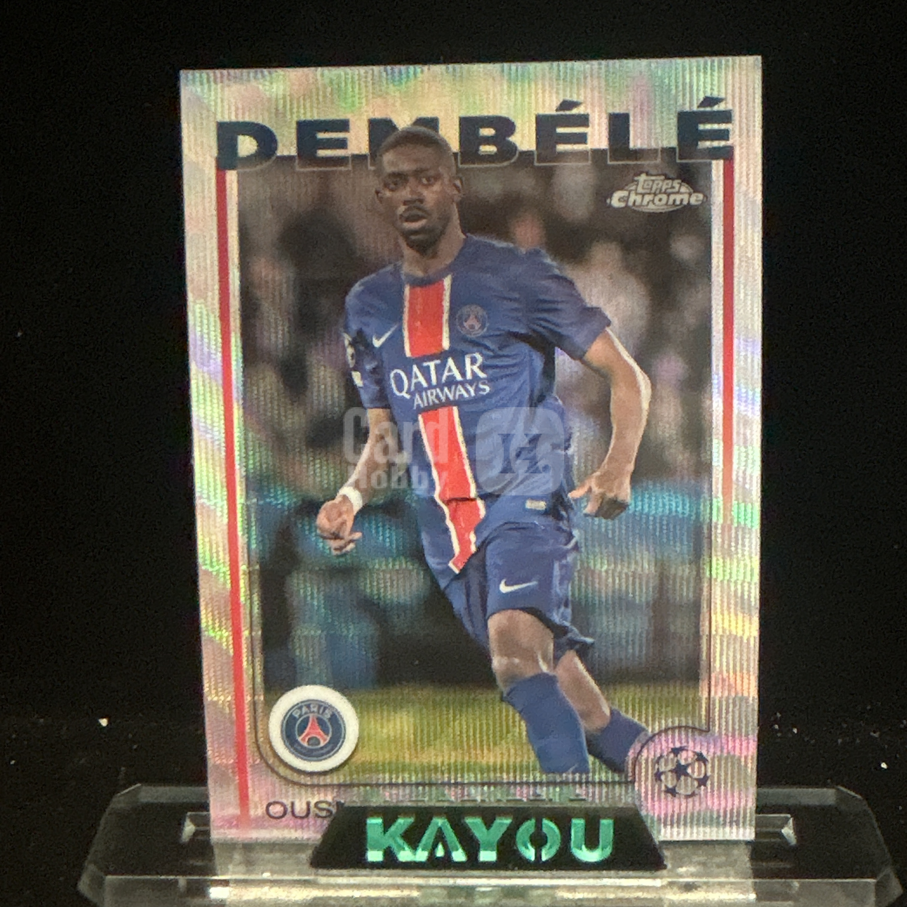 2025 Topps topps Ousmane Dembélé Ousmane Dembele 奥斯曼 登贝莱 大巴黎 欧冠欧战TC 银折 #A304