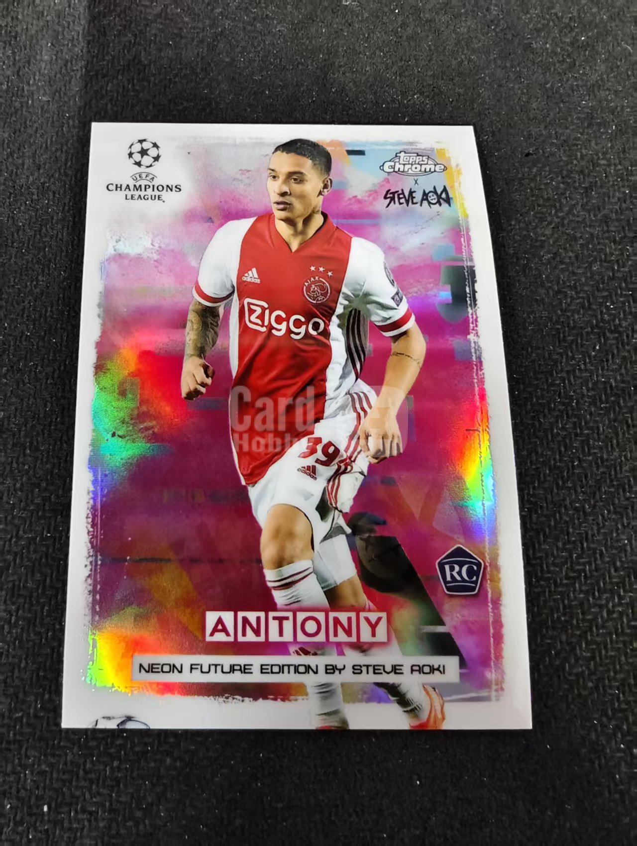 【可合并,不累计】2021 Topps Chrome Antony 安东尼 阿贾克斯 曼联 电音 联名 大比例 特卡 欧冠 银折 不保卡品 介意勿拍