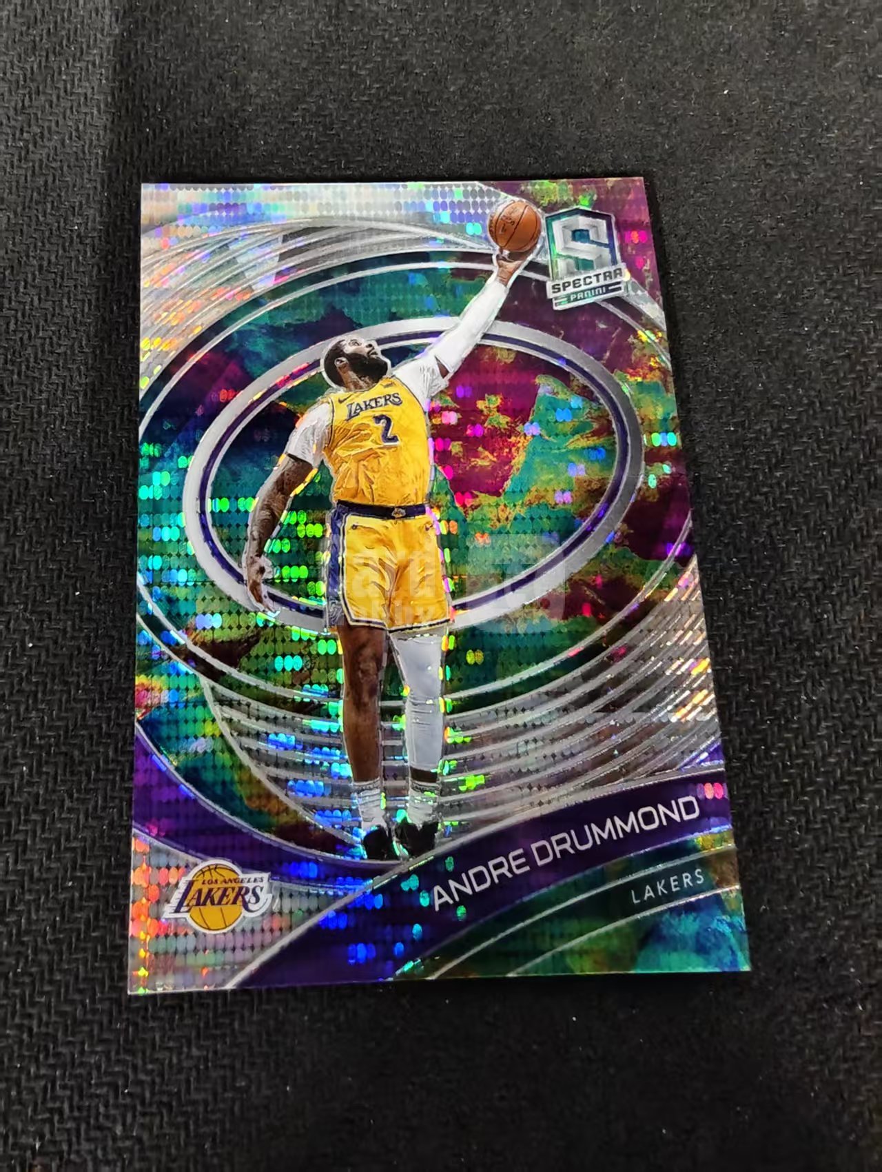 2020-21 Panini Spectra Andre Drummond 光谱 德拉蒙德 湖人 脉冲折 99编 瑕疵如图