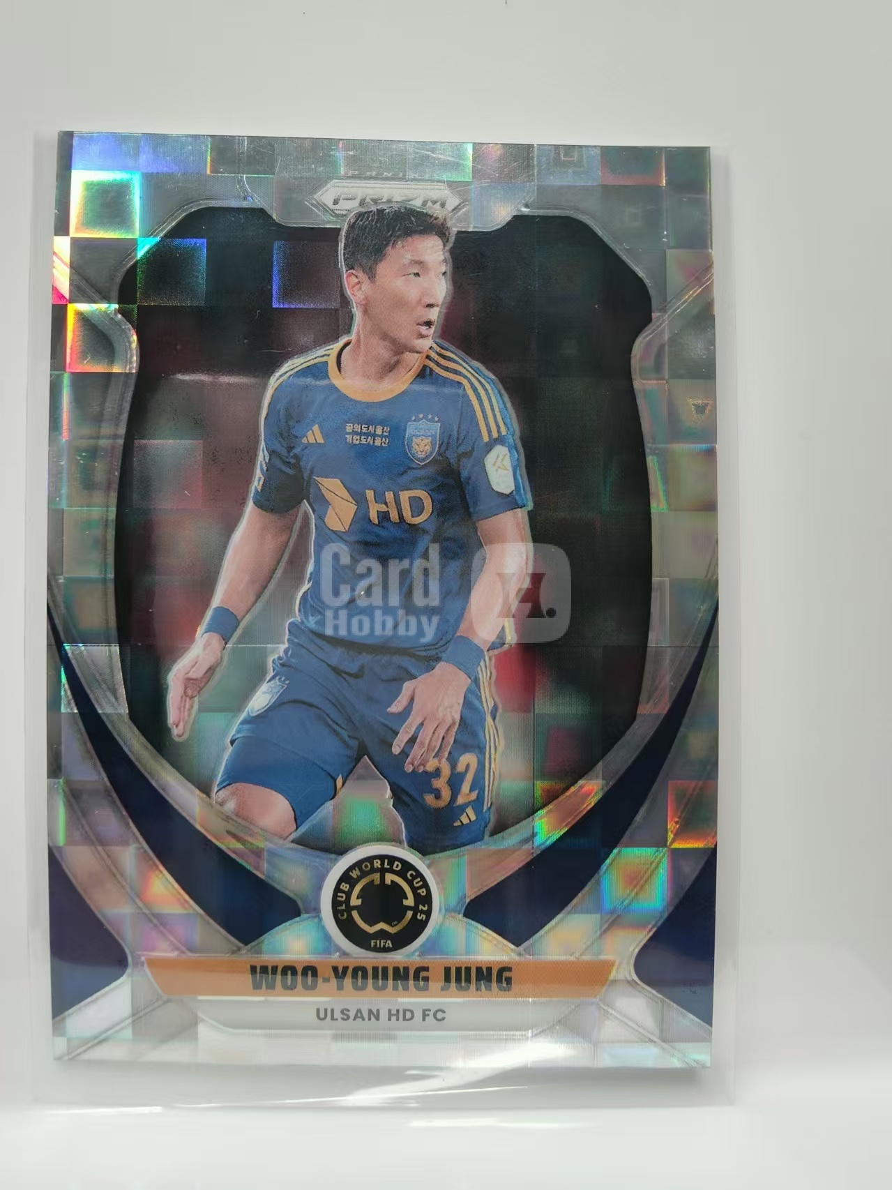 2025 Panini Prizm woo young jung 蔚山现代 郑又荣  银潘多拉折 世俱杯PZ 卡品如图 C030E