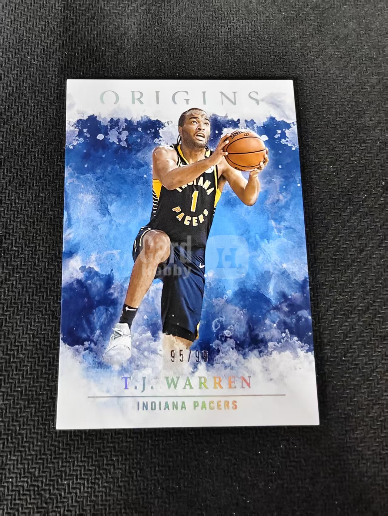 【可合并,不累计】2020-21 Panini Origins TJ Warren 步行者 TJ 沃伦 闪卡 起源 闪卡 99编 划痕 边角瑕疵