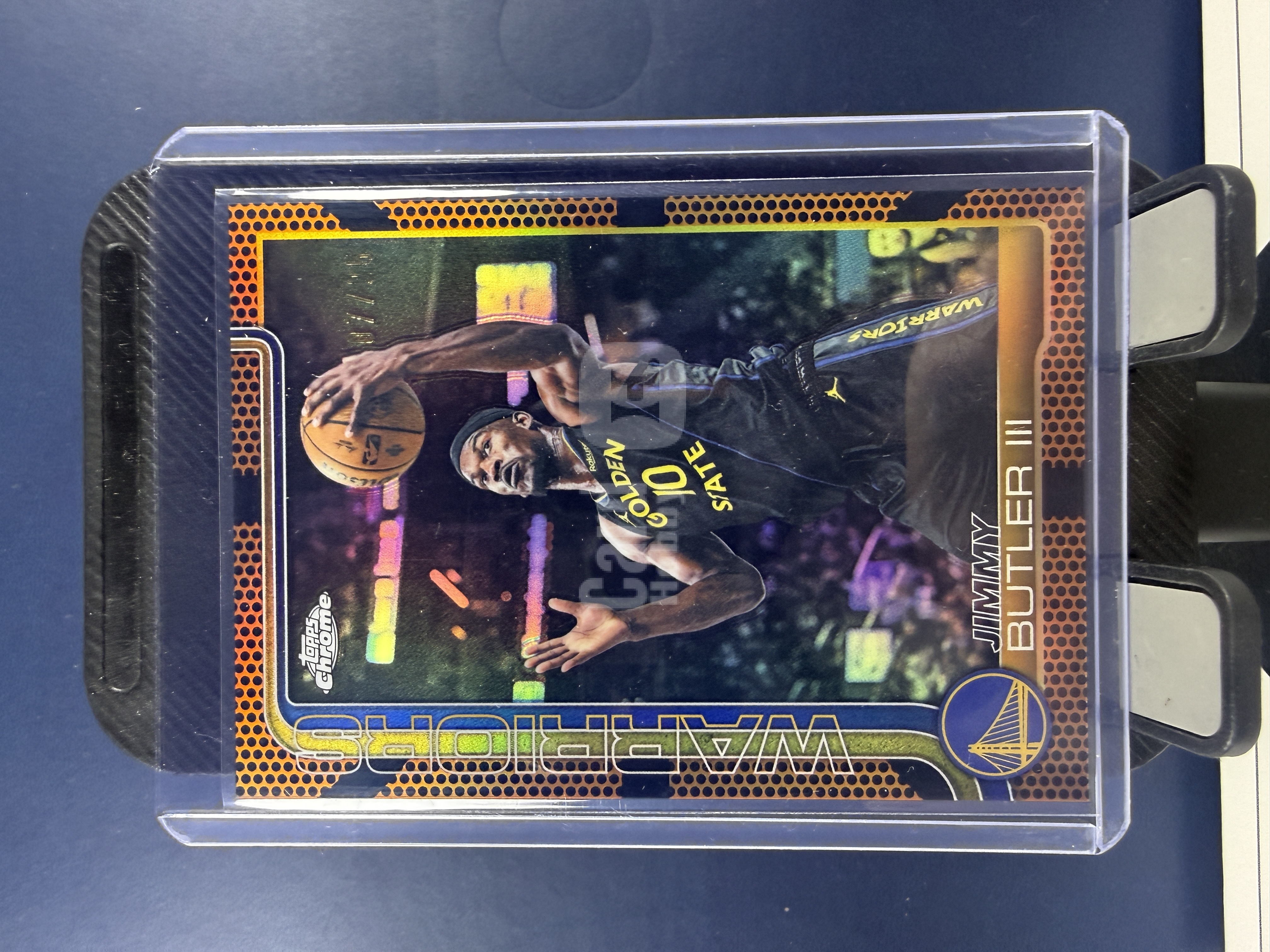 2025-26 Topps Chrome Jimmy Butler III TC 勇士 巴特勒 橙折 25编 球皮折 收藏必备 (海绵)