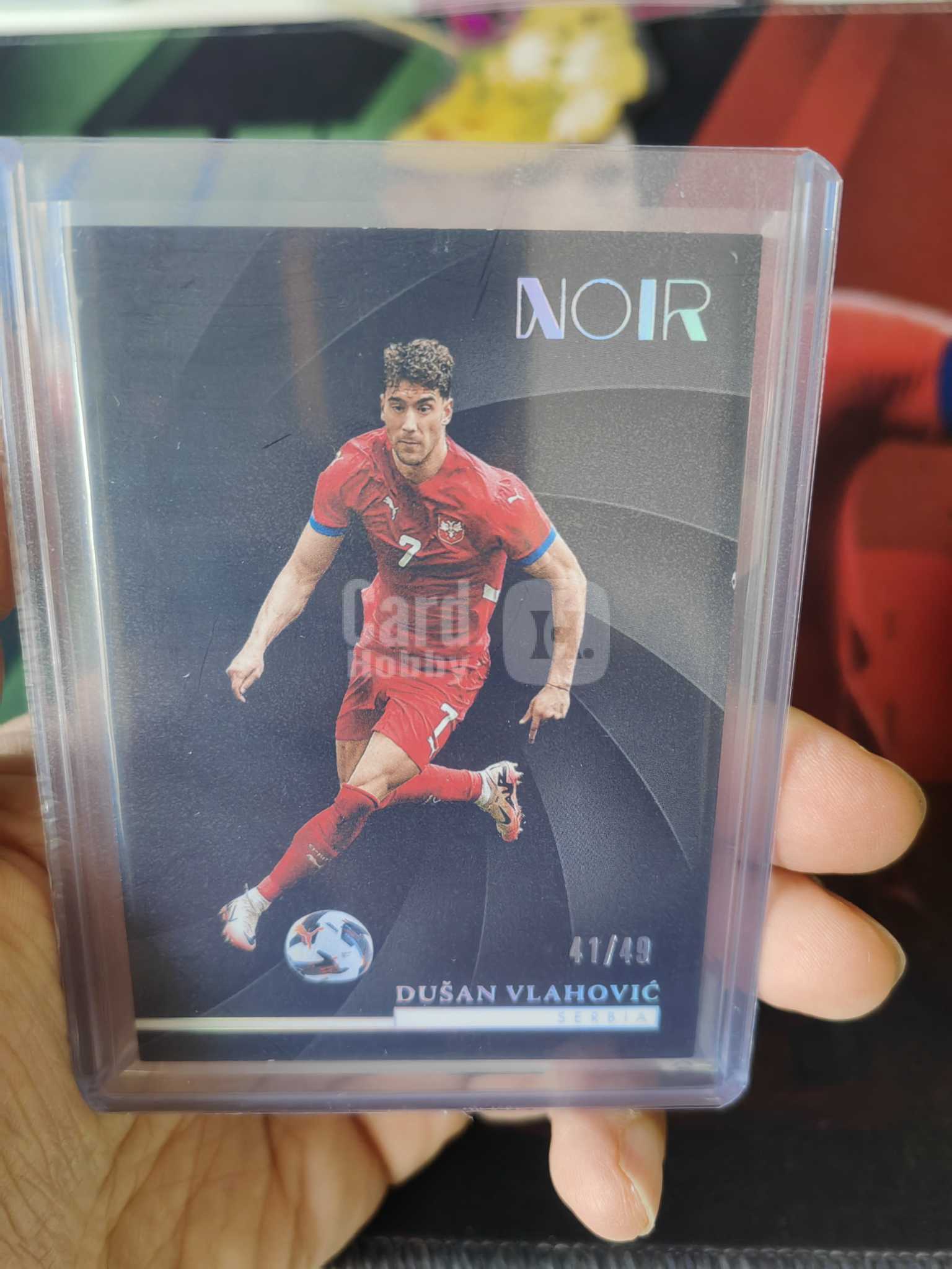 2025 Panini Noir Dušan Vlahović panini noir 塞尔维亚 弗拉霍维奇 49编版base卡 !!!