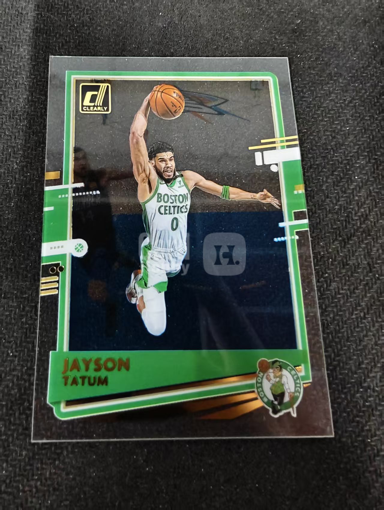 2020-21 Panini Clearly Donruss Jayson Tatum 凯尔特人 杰森塔图姆 杜蕾斯 胶片 划痕 边角瑕疵 #31