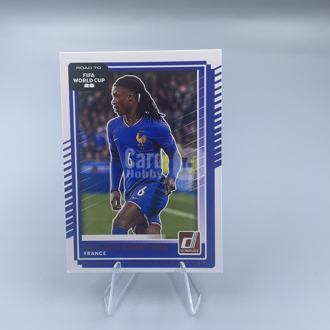 2025-26 Panini Donruss Eduardo Camavinga 【顺丰速运 只合并不累计】杜蕾斯 世界杯之路 卡品如图 法国 卡马文加 Z6