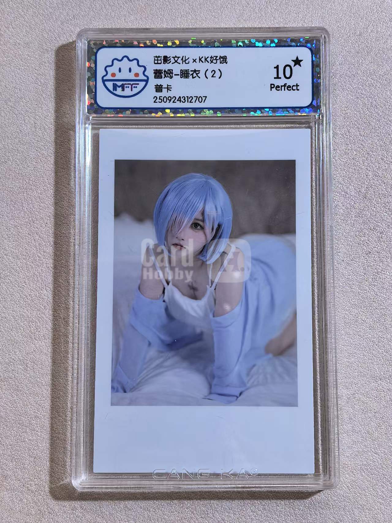 动漫游戏COS女神系列 茁影文化×KK好饿 蕾姆-睡衣(2) 普卡 完美评分10星 卡品如图所示