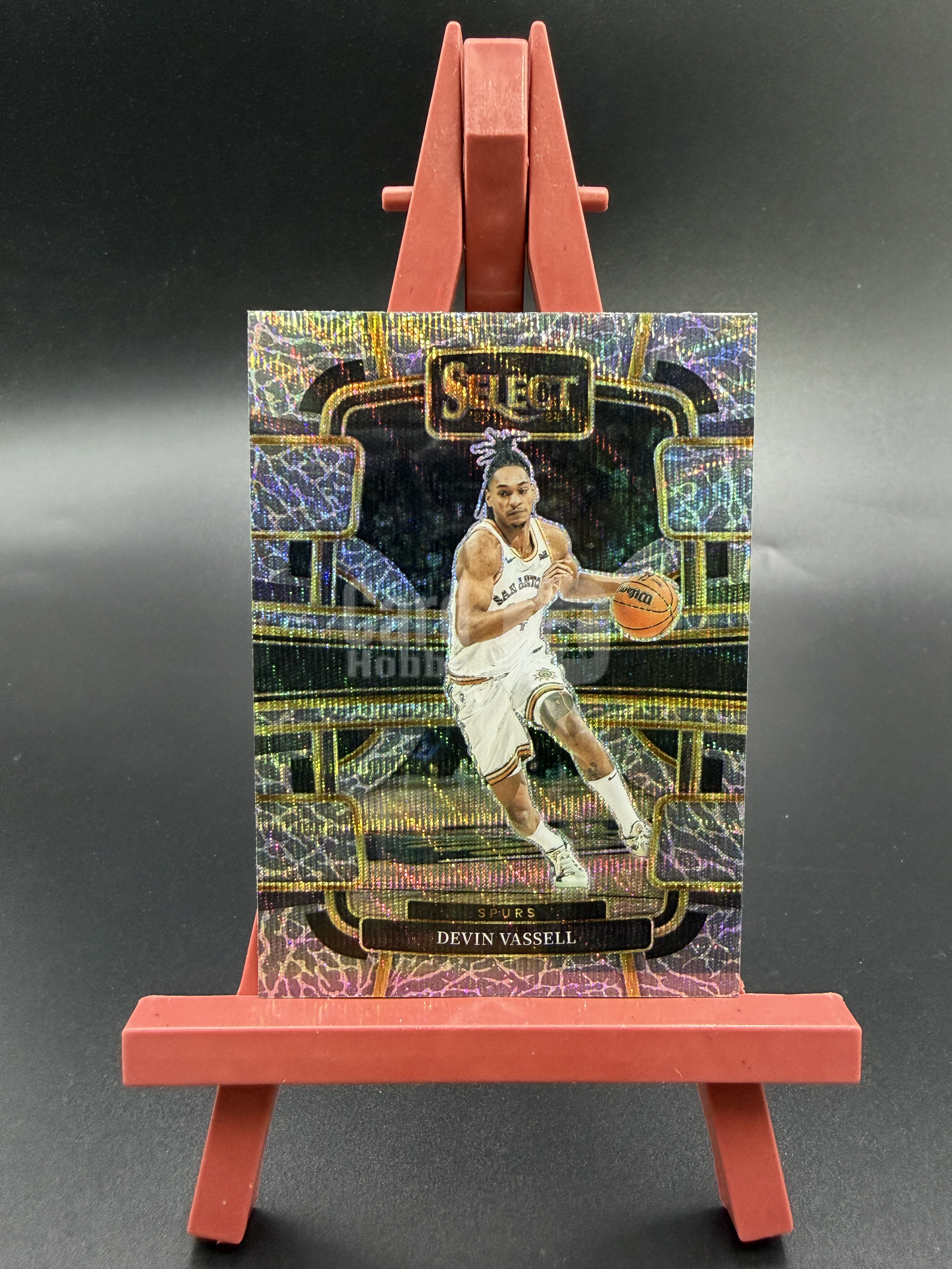 【西子拍卖】2023-24 Panini Select Devin Vassell 德文 瓦塞尔 大象折 象纹折 动物折 波纹折 折射 大比例 SSP 一级 马刺 卡品如图 XZ86