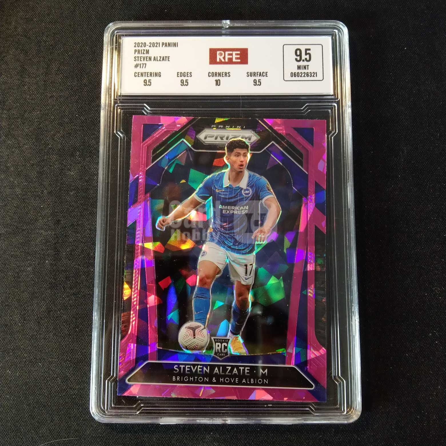 2020-21 Panini Prizm 阿尔萨特 RC 评级卡 布莱顿 粉碎冰 新秀元年 实卡精美稀有 品质保障 投资收藏必备 保值回购 详情见说明 【蓝色星球】