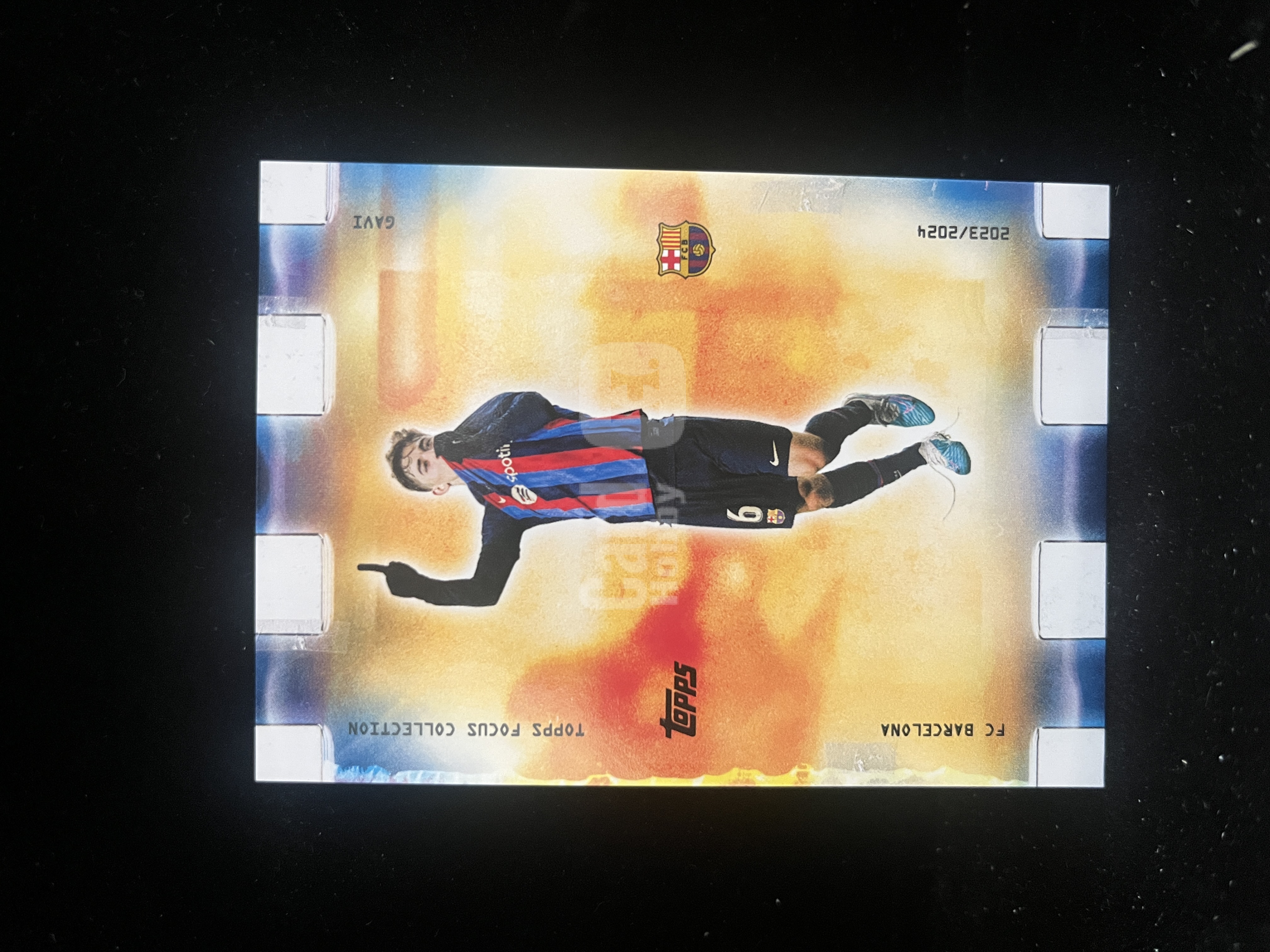 免费代拍 2023 Topps Focus Collection 西甲 加维 Gavi 折射 卡品如图#I281