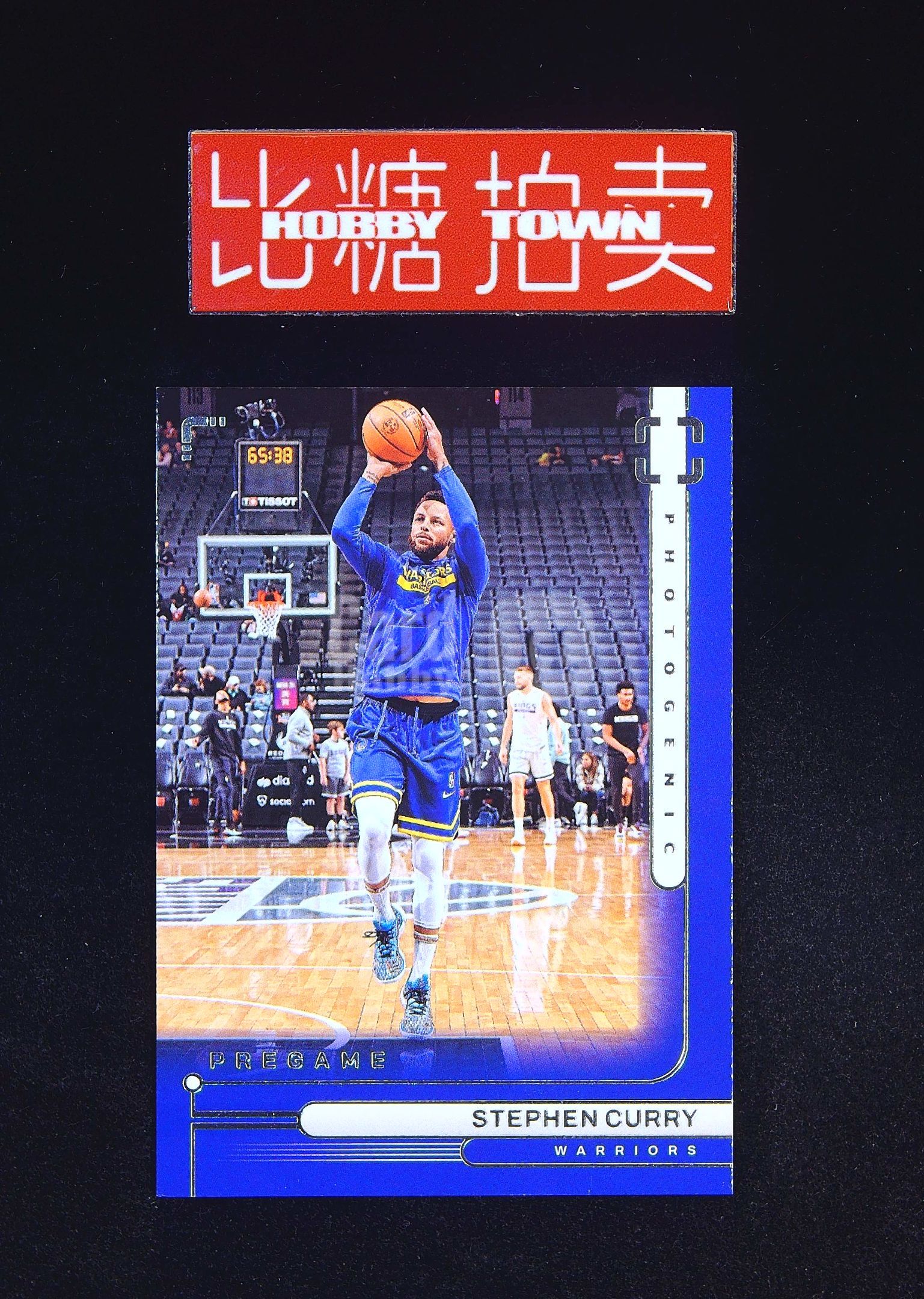 2022-23 Panini Photogenic Stephen Curry 【比糖拍卖】斯蒂芬 库里 银版SP Pregame 赛前准备特卡 上镜快照 USA联盟门面投资首选轻印（黑胶汉堡