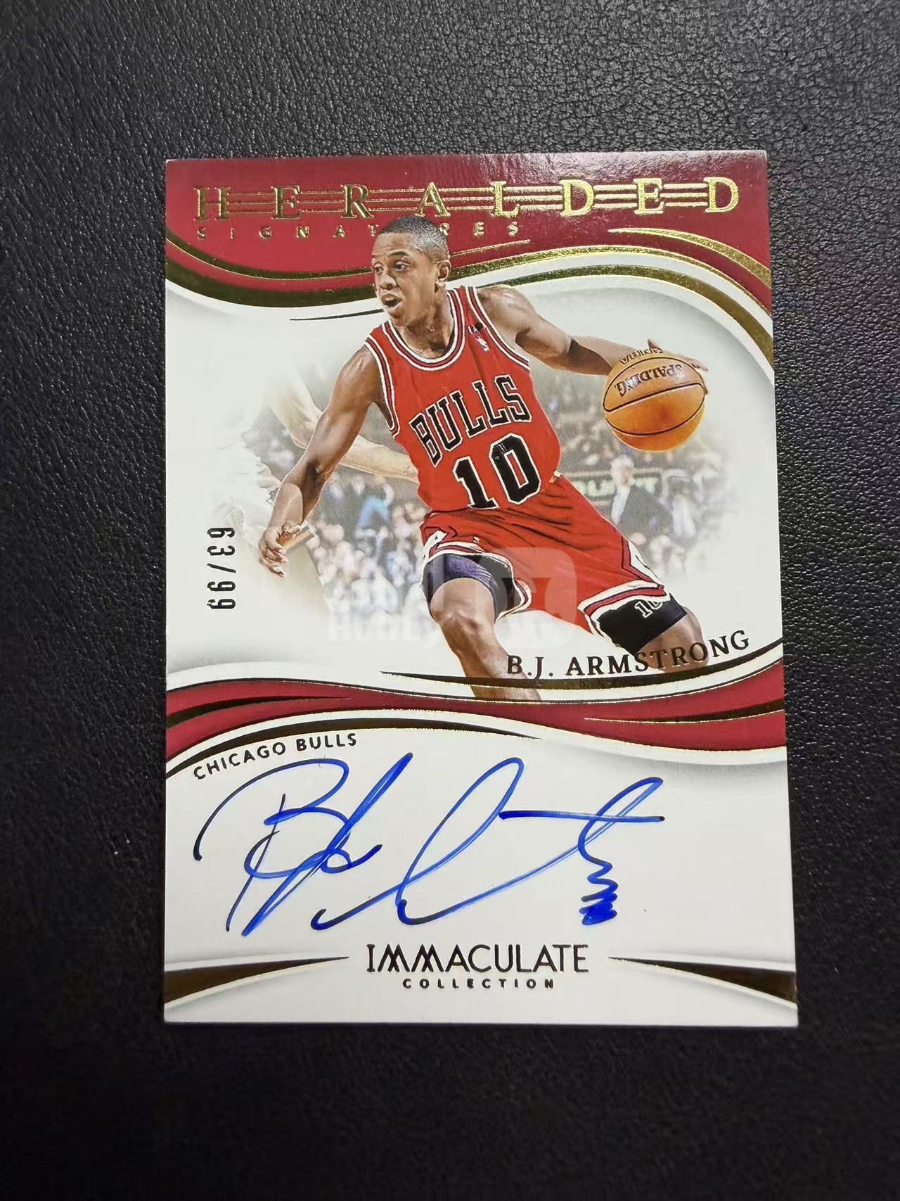 2023-24 Panini Immaculate B.J. Armstrong 爱咪咪 公牛 BJ 阿姆斯特朗 99编 卡签 卡品如图 榊