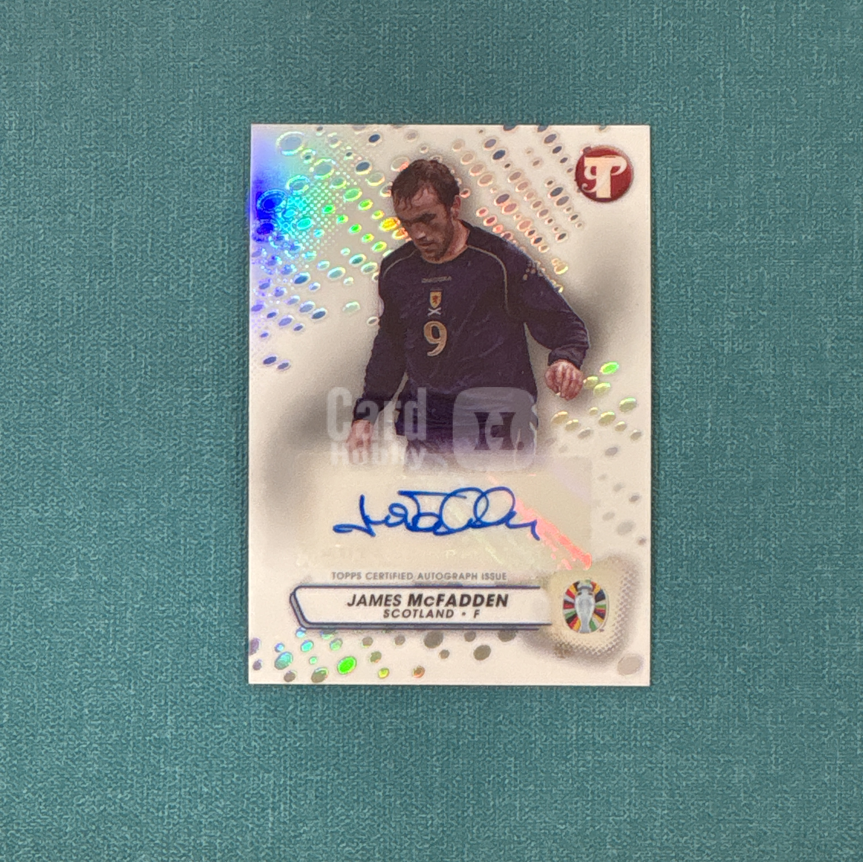 2023 Topps Pristine 太古 欧洲杯之路 James McFadden 詹姆斯 麦克法登 签字 折射 苏格兰 卡品如图 YSM